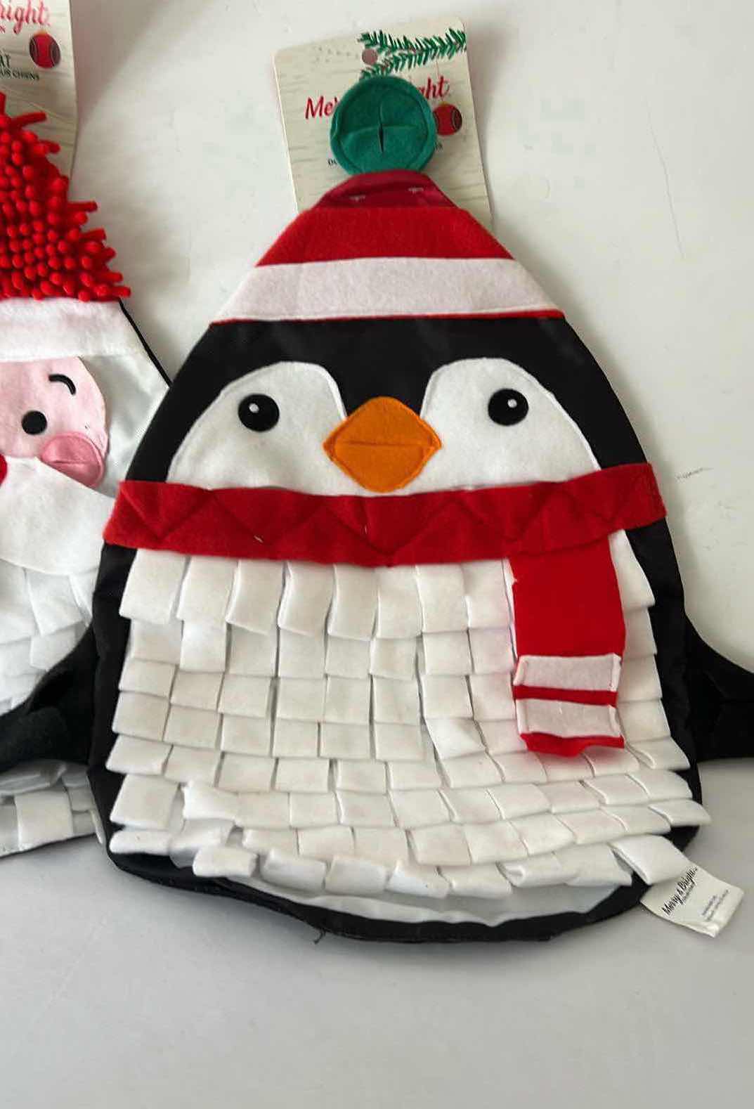Photo 1 of 2-NEW MERRY & BRIGHT SNUFFLE PET PUZZLE MATS (SANTA & PENGUIN)