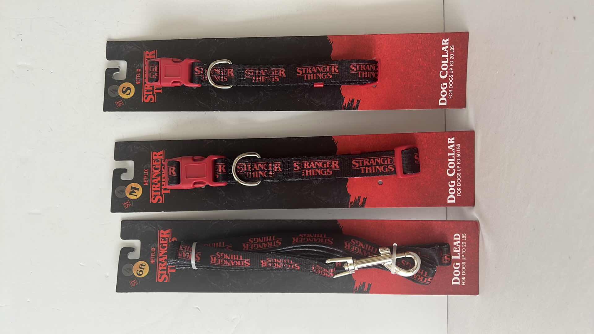 Photo 1 of 3-NETFLIX “STRANGER THINGS” DOG COLLARS
