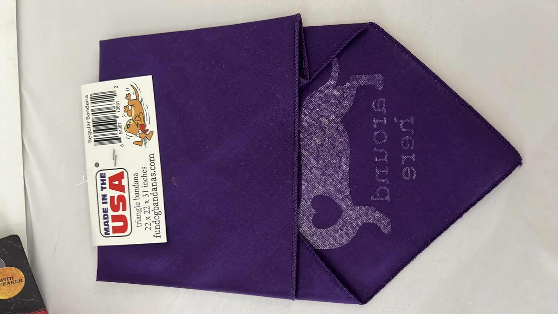 Photo 3 of 5-FUNDOG BANDANAS, NETFIX STRANGER THINGS HOOPER PLUSH DOG TOY