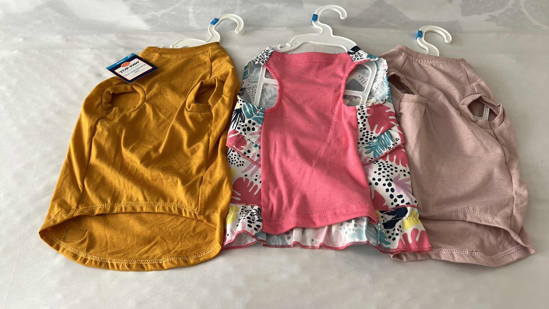 Photo 2 of 2-SMALL TOP-PAW DOG T-SHIRTS (NO BANDANA’S) & DRESS