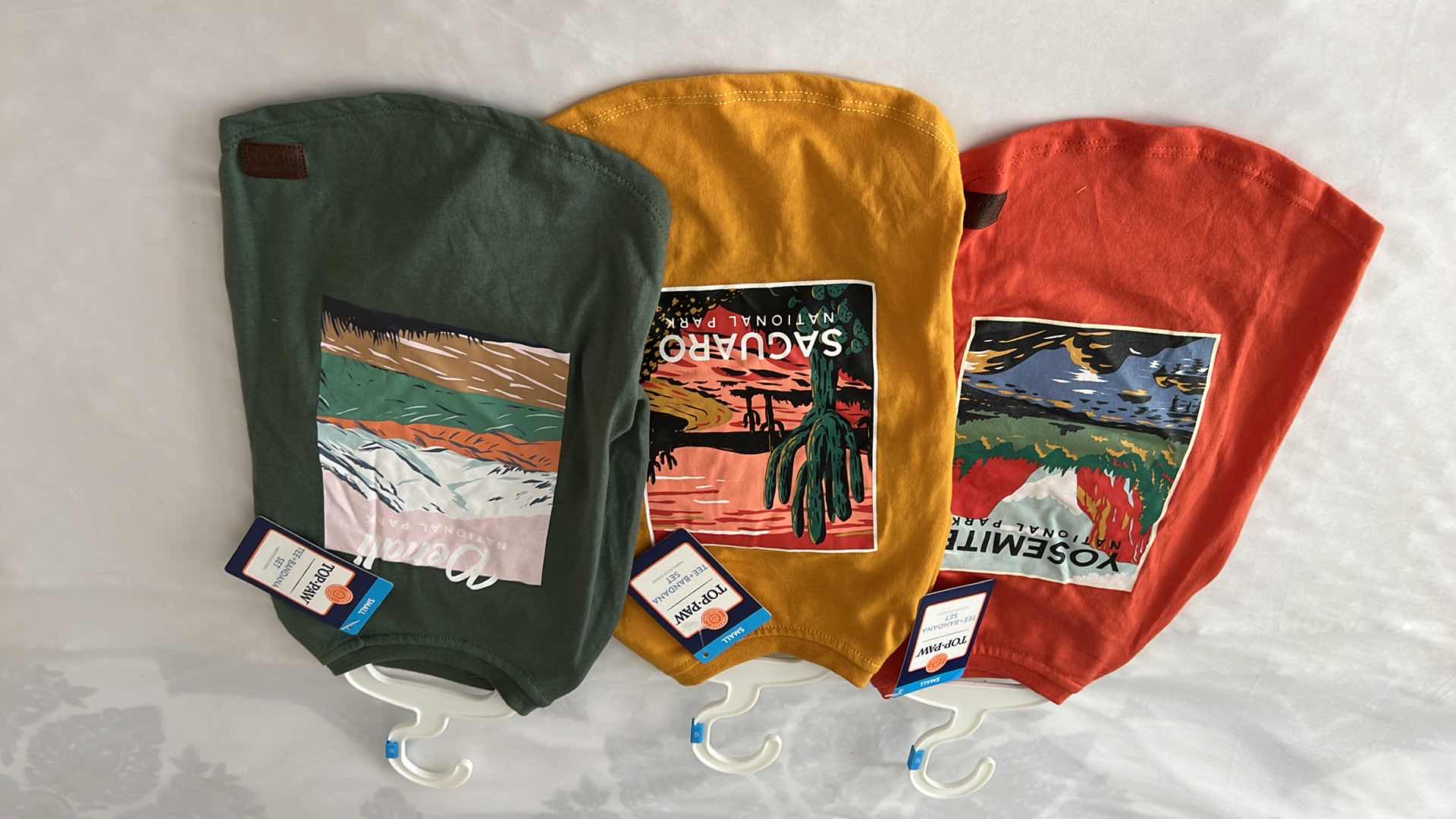 Photo 1 of 3-SMALL TOP-PAW DOG T-SHIRTS (NO BANDANA’S)