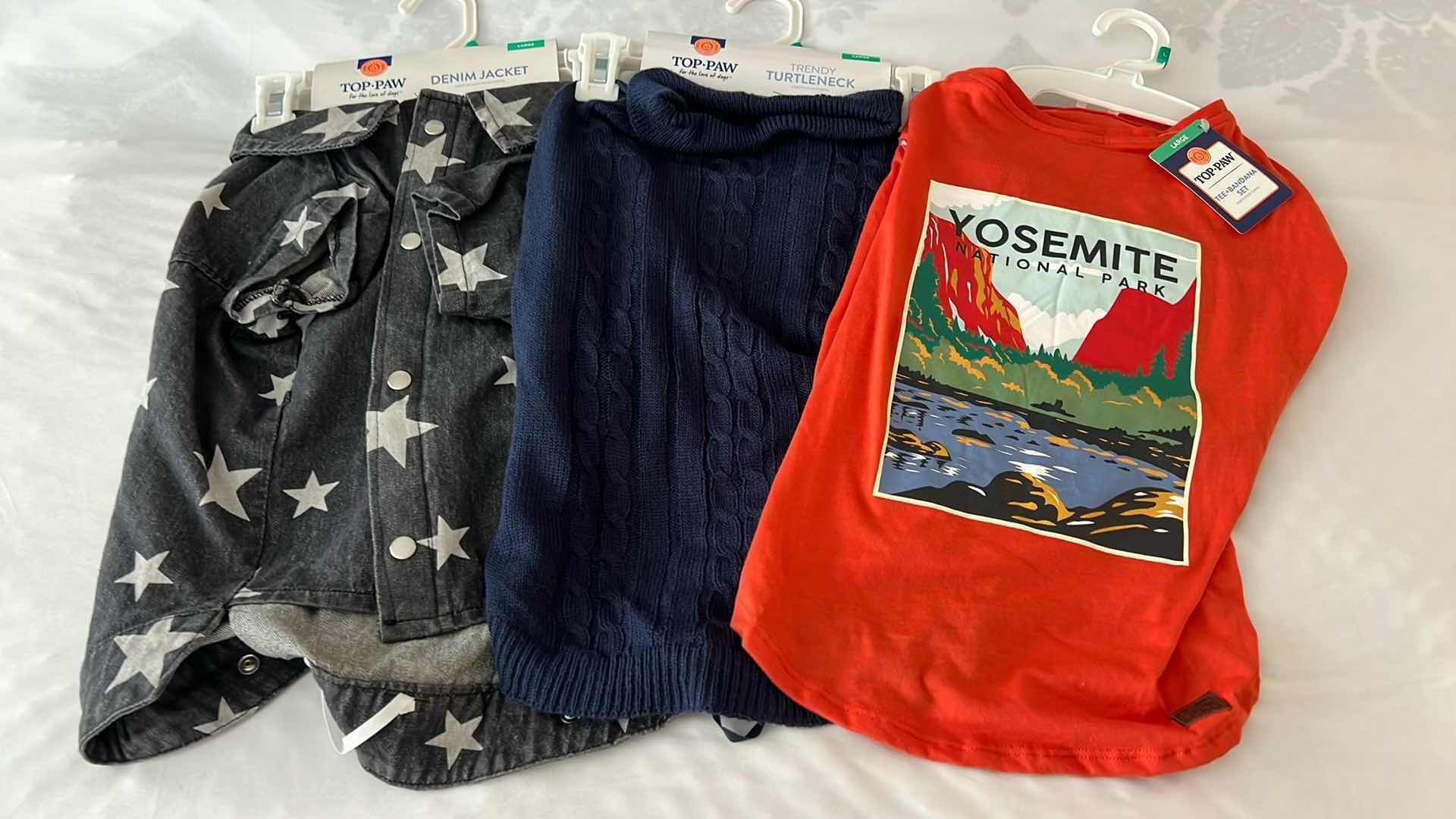 Photo 1 of 3-LARGE TOP-PAW DOG CLOTHING