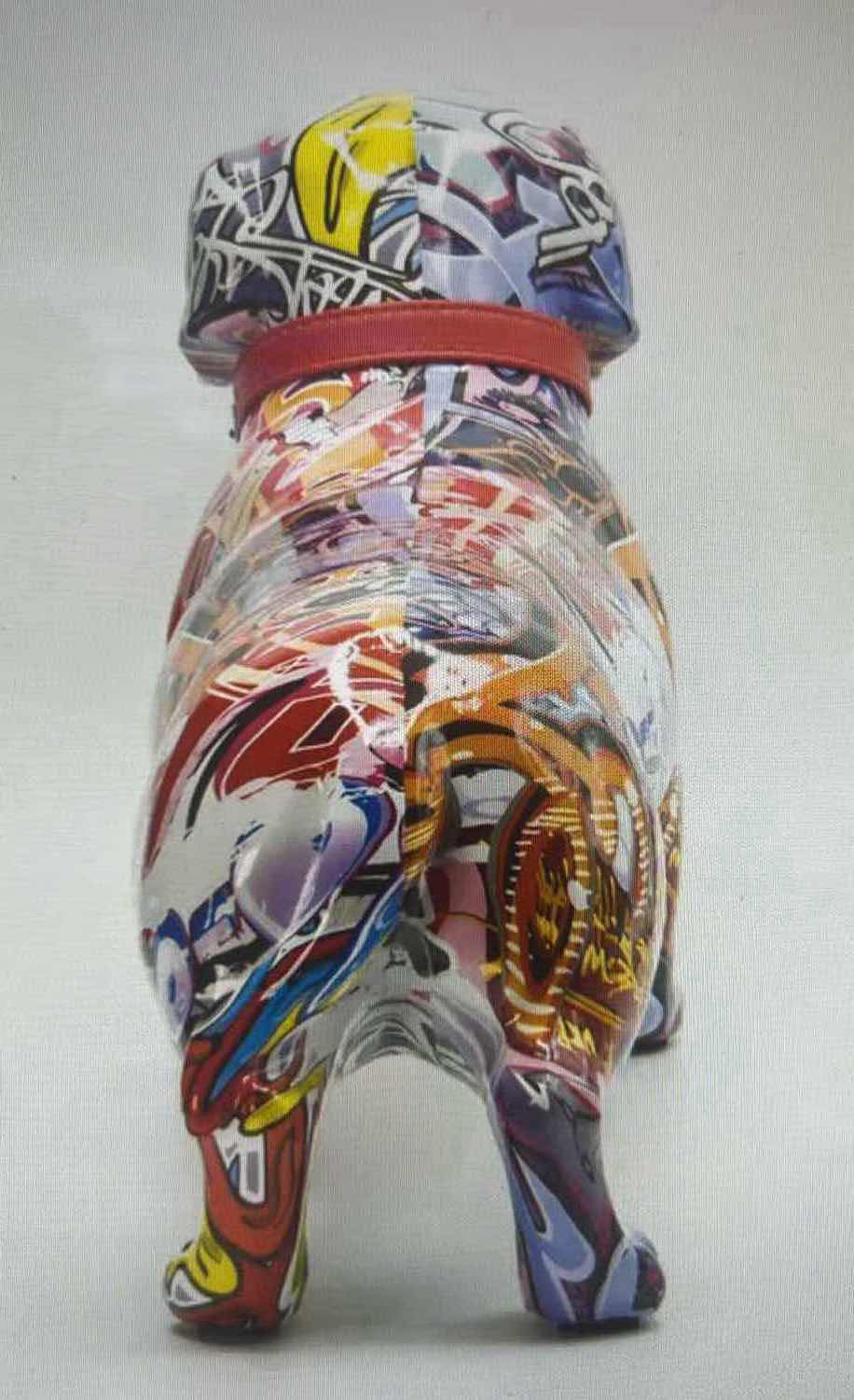 View 2 of BRANI COLORFUL RESIN DACHSHUND DOG (18” x 5” x9”) BR-D80190