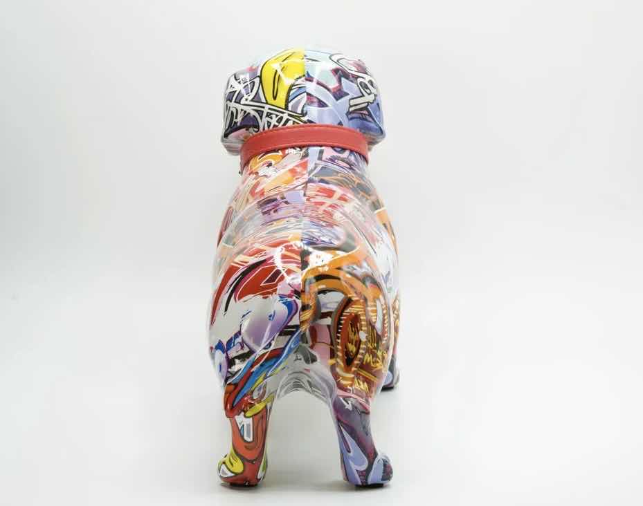 Photo 1 of BRANI COLORFUL RESIN DACHSHUND DOG. 18” x 5” x 9”