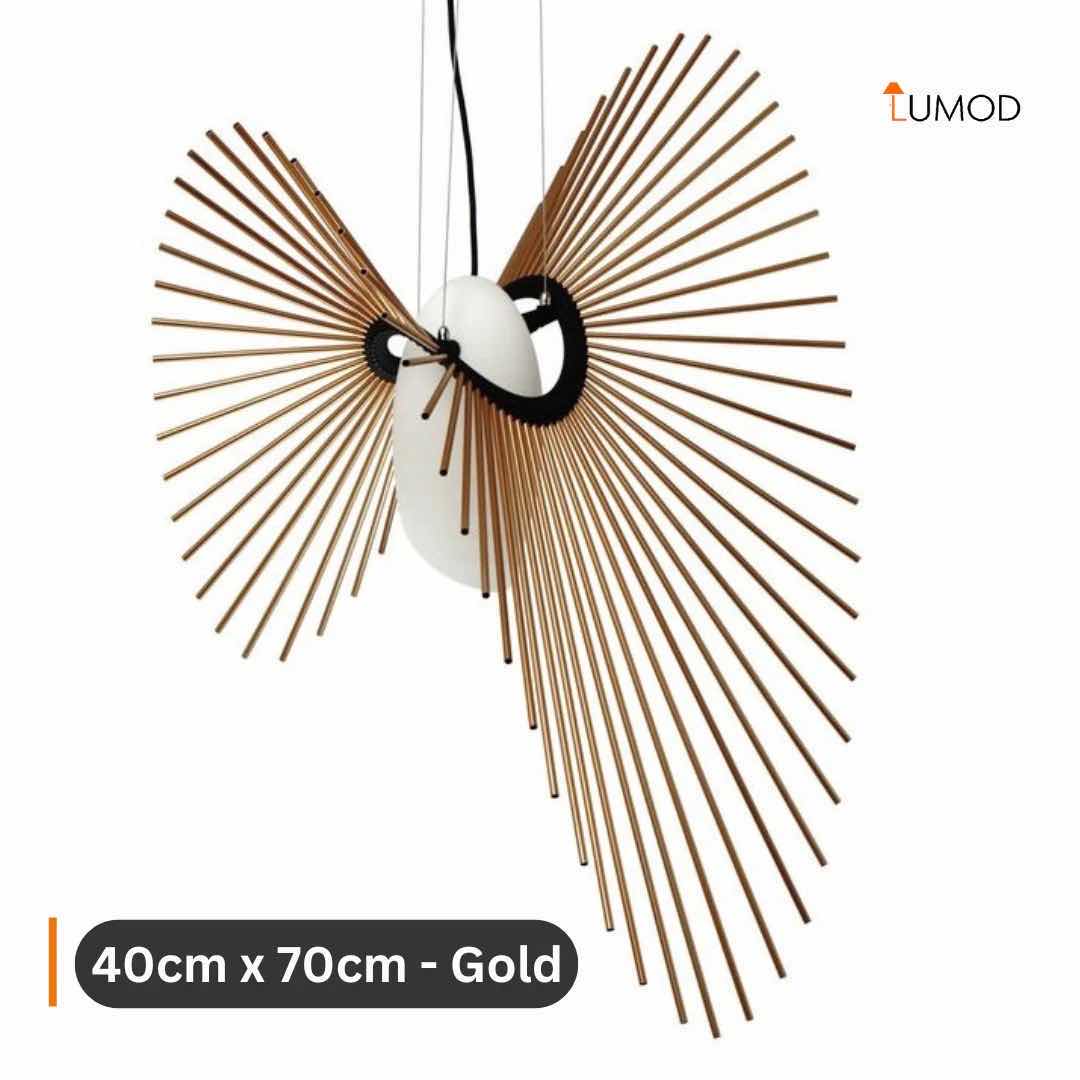 Photo 1 of MISSING GLOBE -- NIB-REMY ARTISTIC MULTIPLE RODS LED GLASS BALL PENDANT 15.75” x 27.56”   #1023