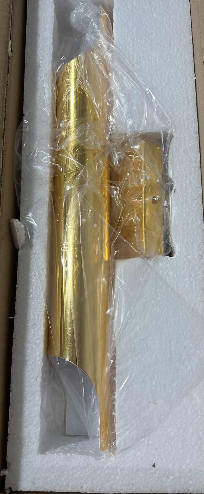 Photo 1 of NIB-LUMOD LIGHTING GOLD WALL LIGHT  #1032  