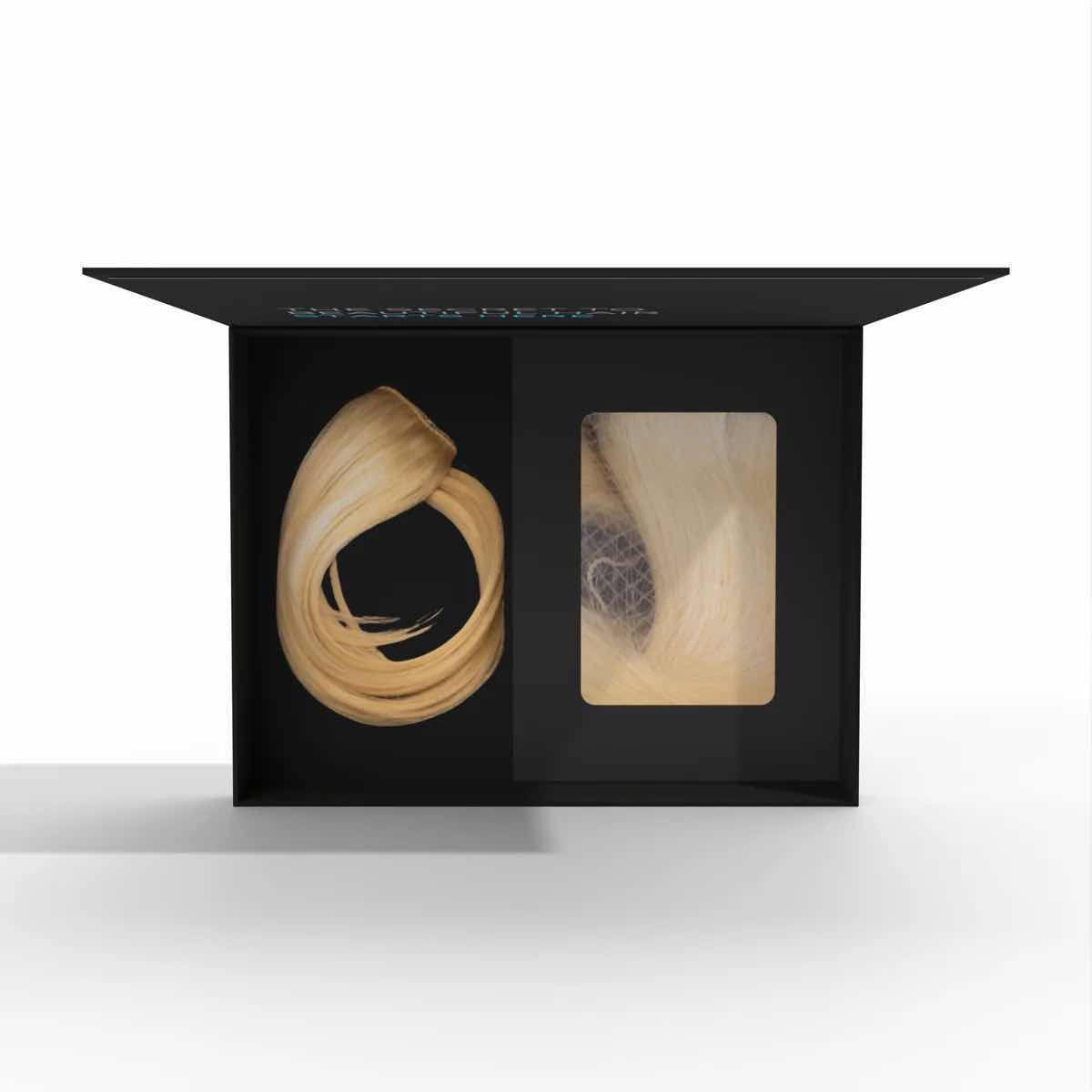 Photo 1 of CHRISTIAN REMY ZOE 22” 220G 100% HUMAN HAIR LACE WEFT CLIP-IN-EXTENSIONS-COLOR “BEACH BLONDE” 