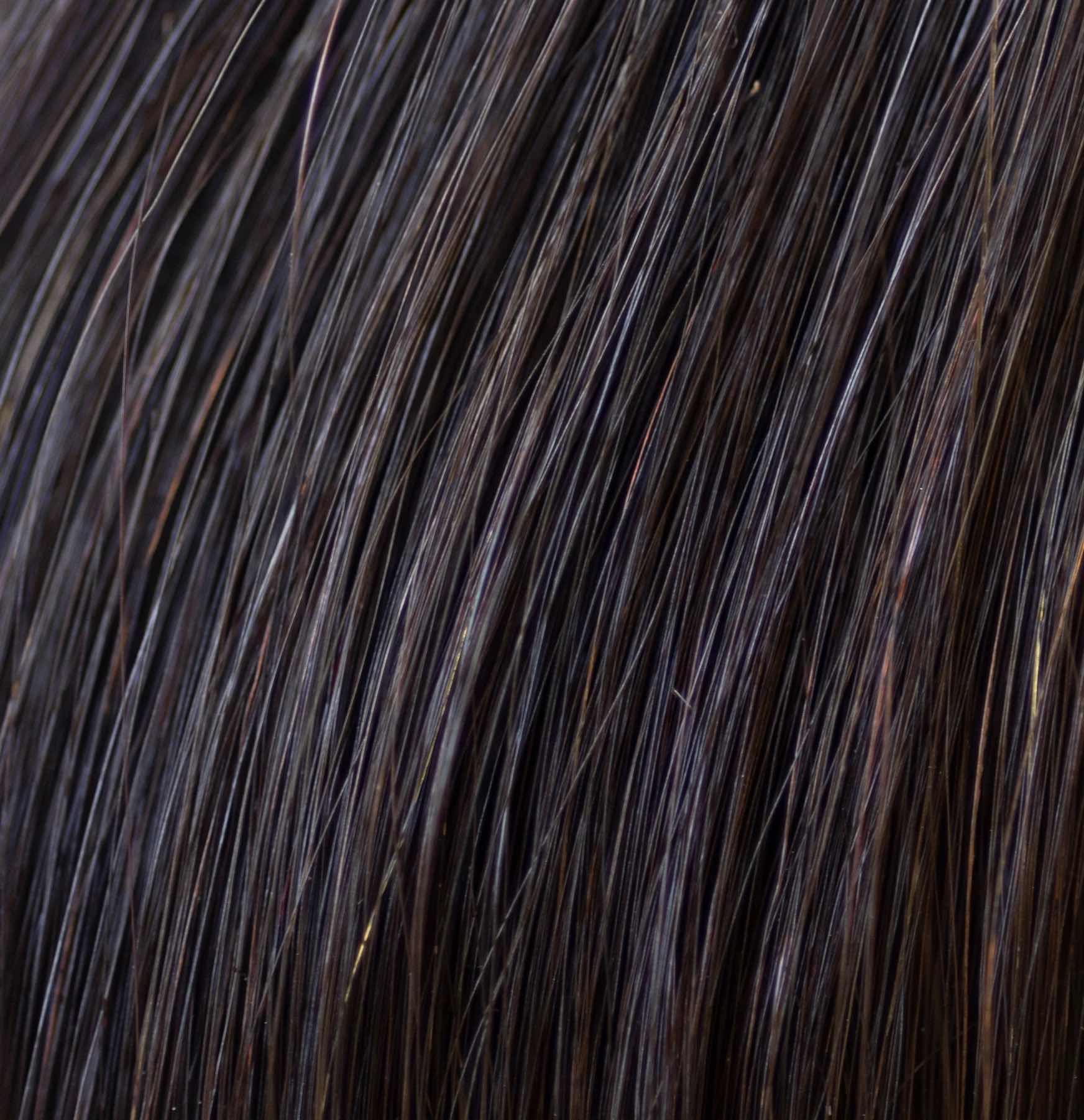 View 2 of CHRISTIAN REMY 18” ARIA 120G LACE WEFT CLIP-IN 100% REMY HUMAN HAIR EXTENSION-COLOR “NATURAL BLACK”  