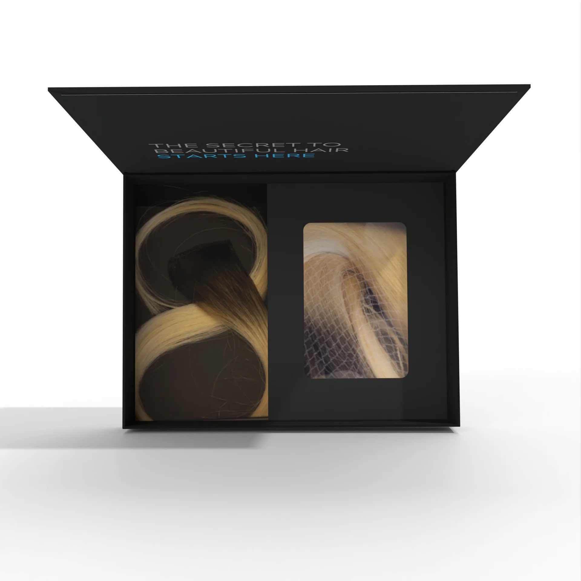 Photo 2 of CHRISTIAN REMY 18” ARIA 120G LACE WEFT CLIP-IN 100% REMY HUMAN HAIR EXTENSION-COLOR “BEACH BLONDE”  