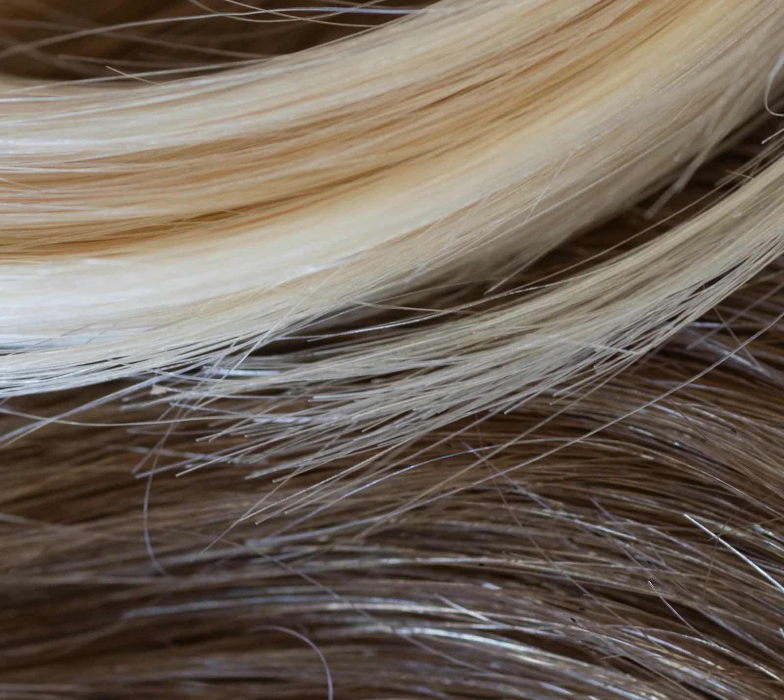 Photo 1 of CHRISTIAN REMY BELLA 18” 140G LACE CLIP-IN HAIR EXTENSIONS-COLOR “MILKYWAY BALAYAGE”  