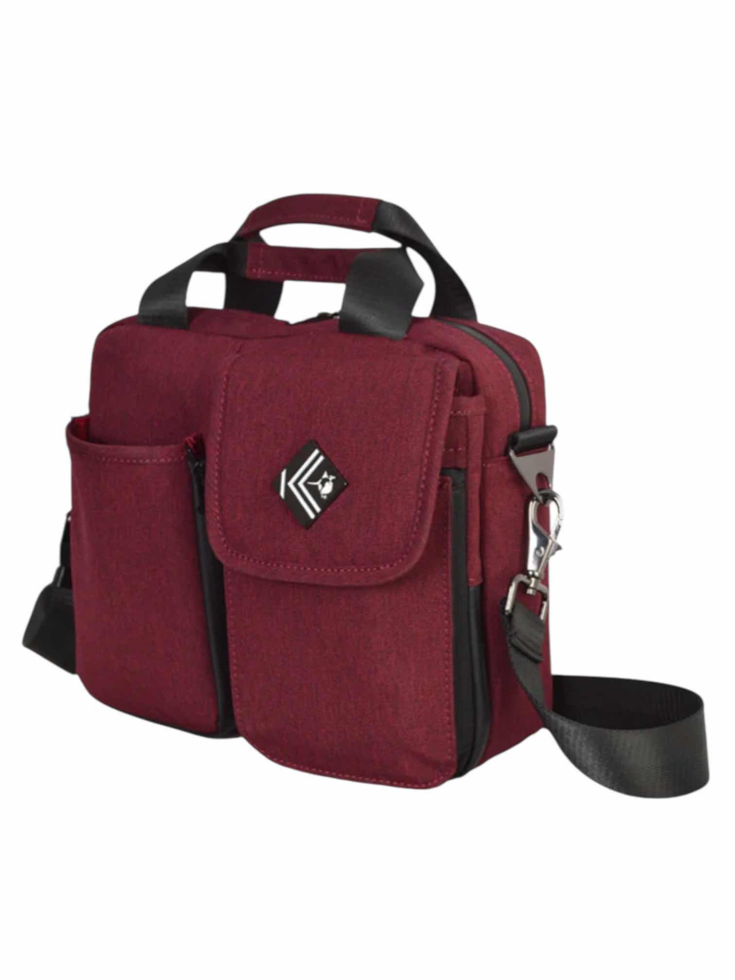 Photo 1 of NEW KANGALIFE “RED” NYLON TRAVELER MESSENGER BAG 11”x 9” x 4.5” #3504