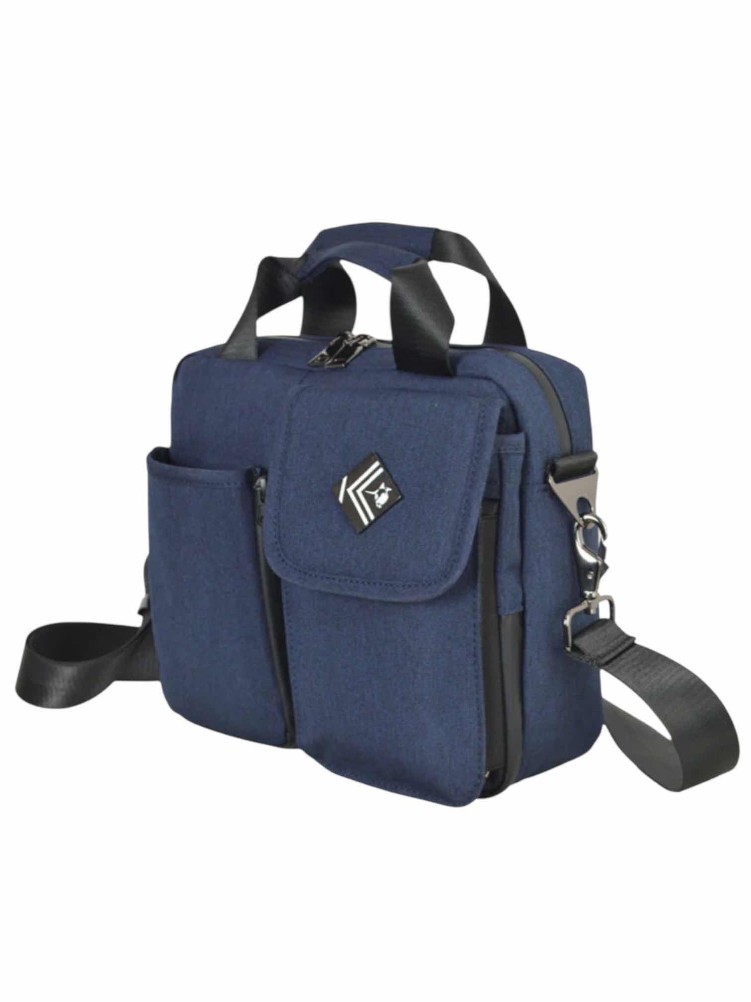 Photo 1 of NEW KANGALIFE “BLUE” NYLON TRAVELER MESSENGER BAG #3502