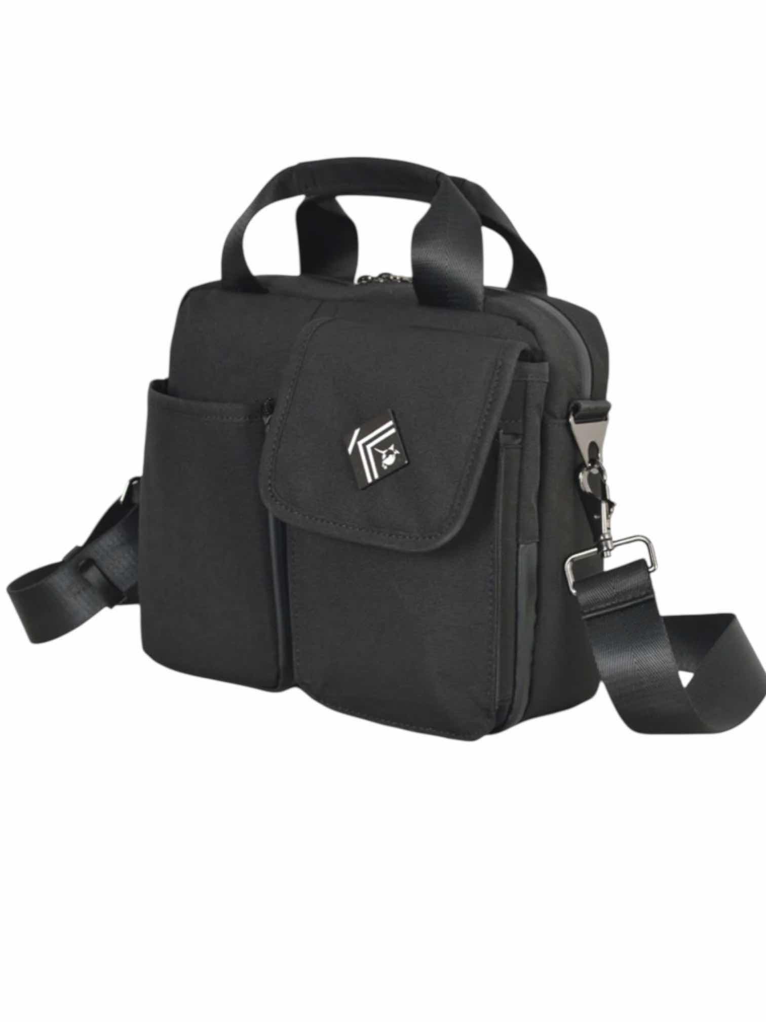 Photo 1 of NEW KANGALIFE “BLACK” NYLON TRAVELER MESSENGER BAG #3500