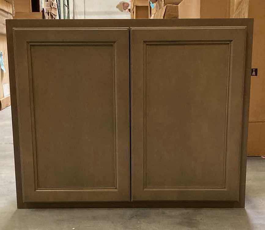Photo 1 of ARISTOKRAFT CABINETRY AVALON SINCLAIR MAPLE BURLAP FINISH 2 DOOR 1 SHELF BASE CABINET 29.5” X 13” H24”