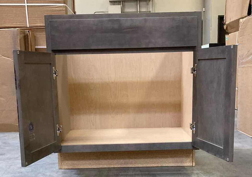 Photo 1 of LEEDO CONCORD SHAKER ASH 2 DOOR VANITY SINK BASE CABINET