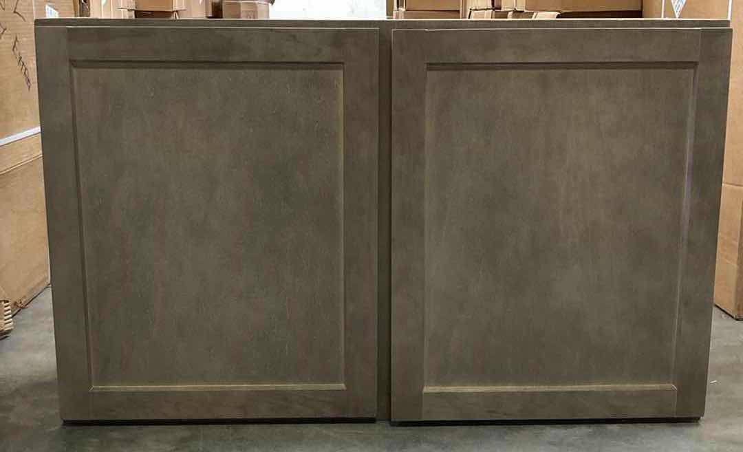 Photo 1 of LEEDO CONCORD SHAKER ASH 2 DOOR 1 SHELF WALL CABINET 39” X 12” H24”