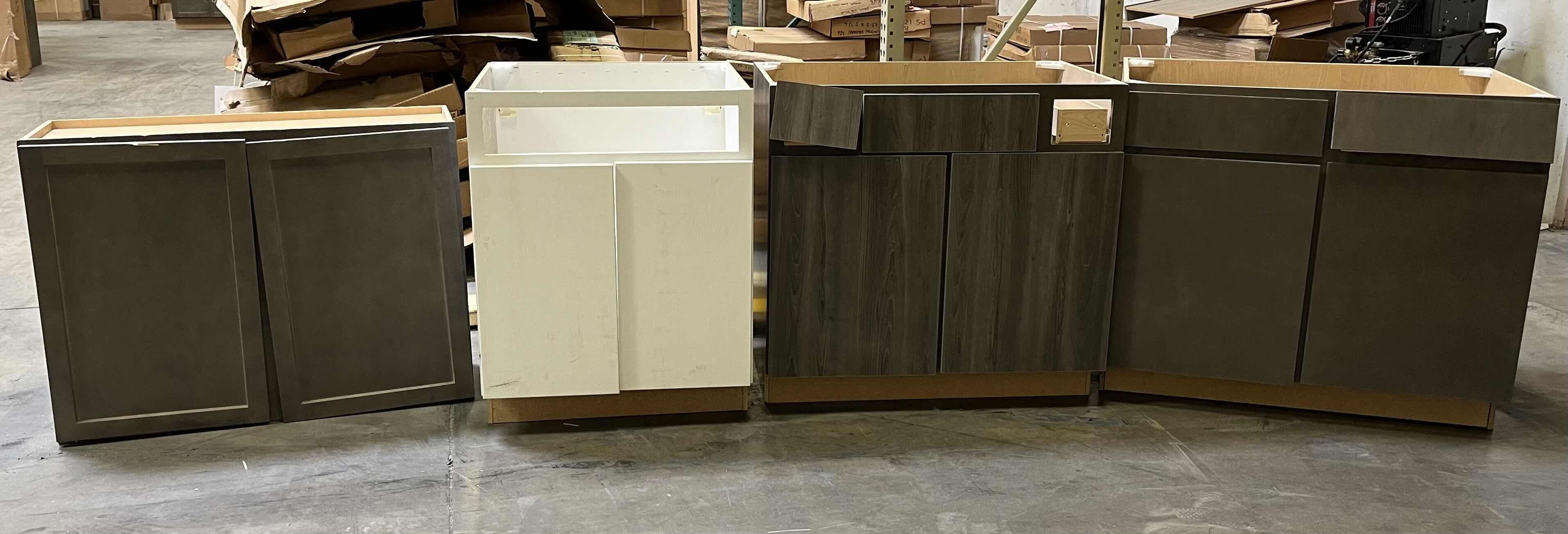 Photo 1 of CABINETS-VARIOUS STYLES, FINISHES, SIZES & PURPOSES (4) READ NOTES