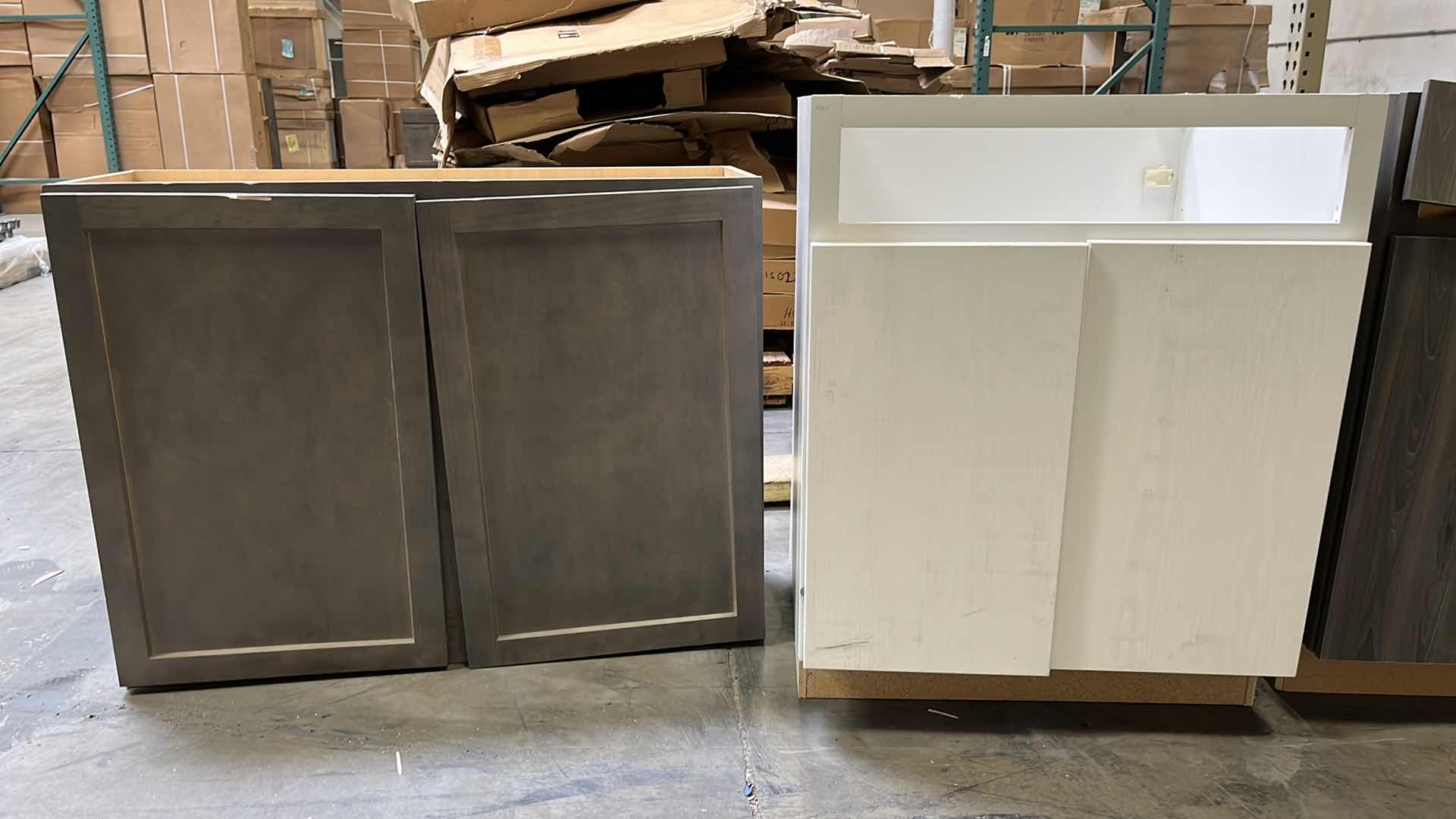 Photo 1 of CABINETS-VARIOUS STYLES, FINISHES, SIZES & PURPOSES (4) READ NOTES