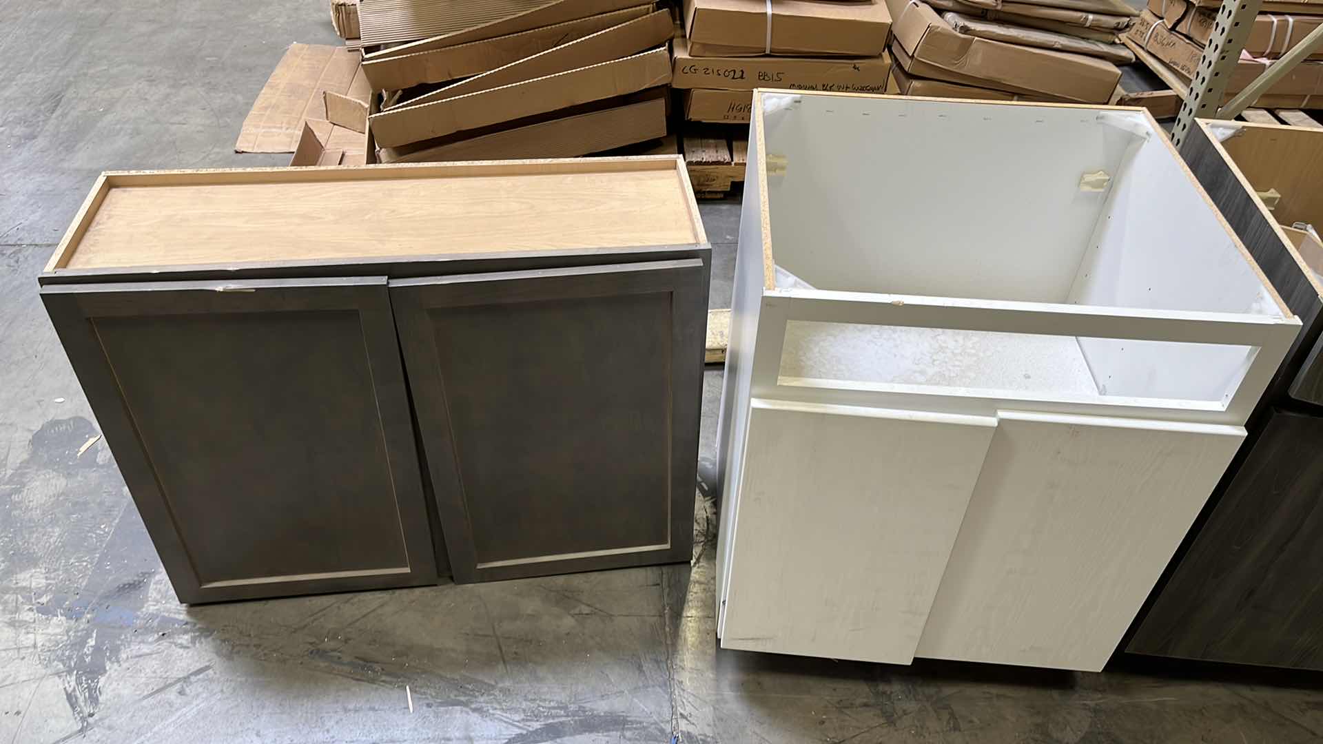 Photo 1 of CABINETS-VARIOUS STYLES, FINISHES, SIZES & PURPOSES (4) READ NOTES