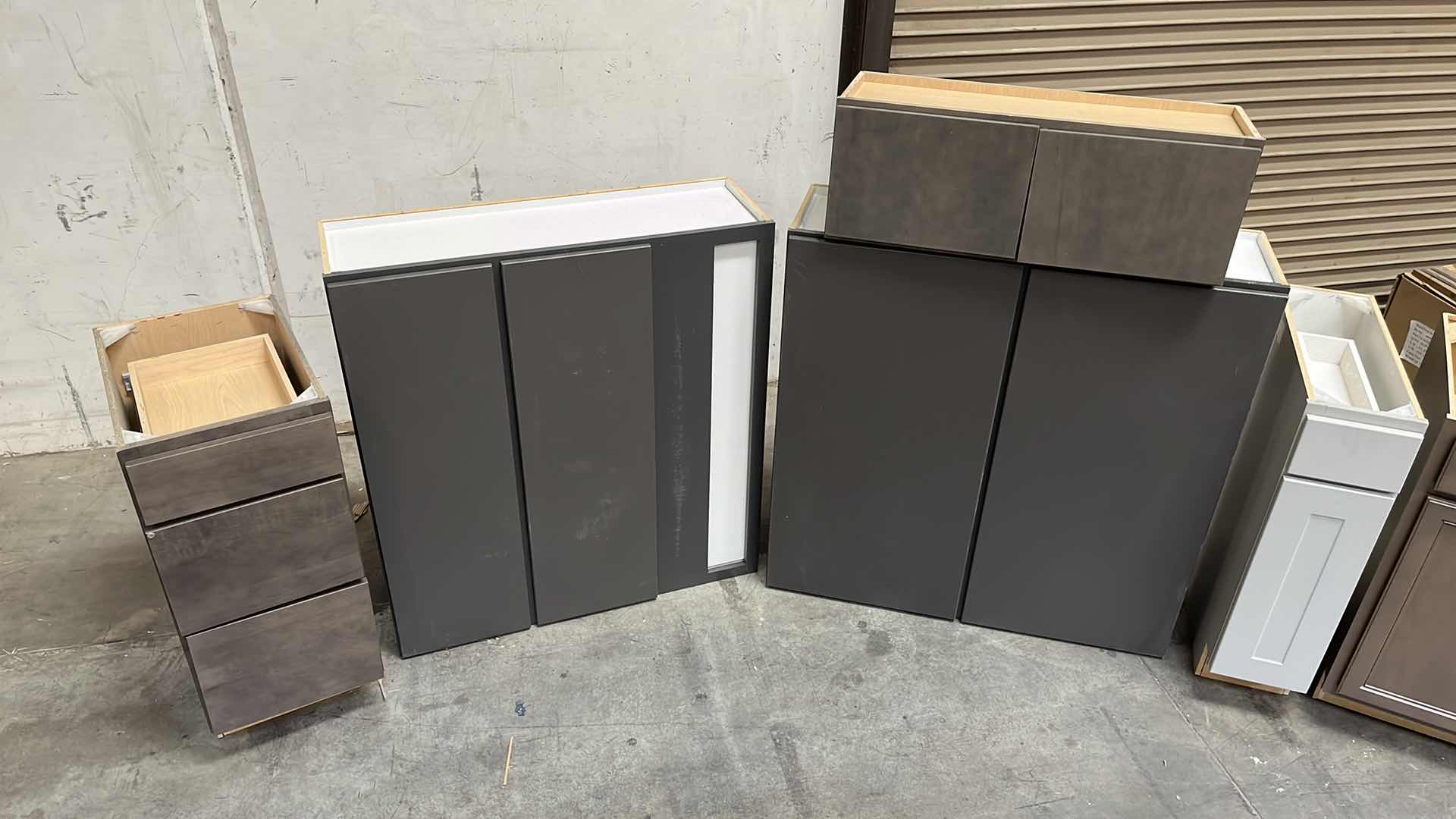 Photo 1 of CABINETS-VARIOUS STYLES, FINISHES, SIZES & PURPOSES (6) READ NOTES