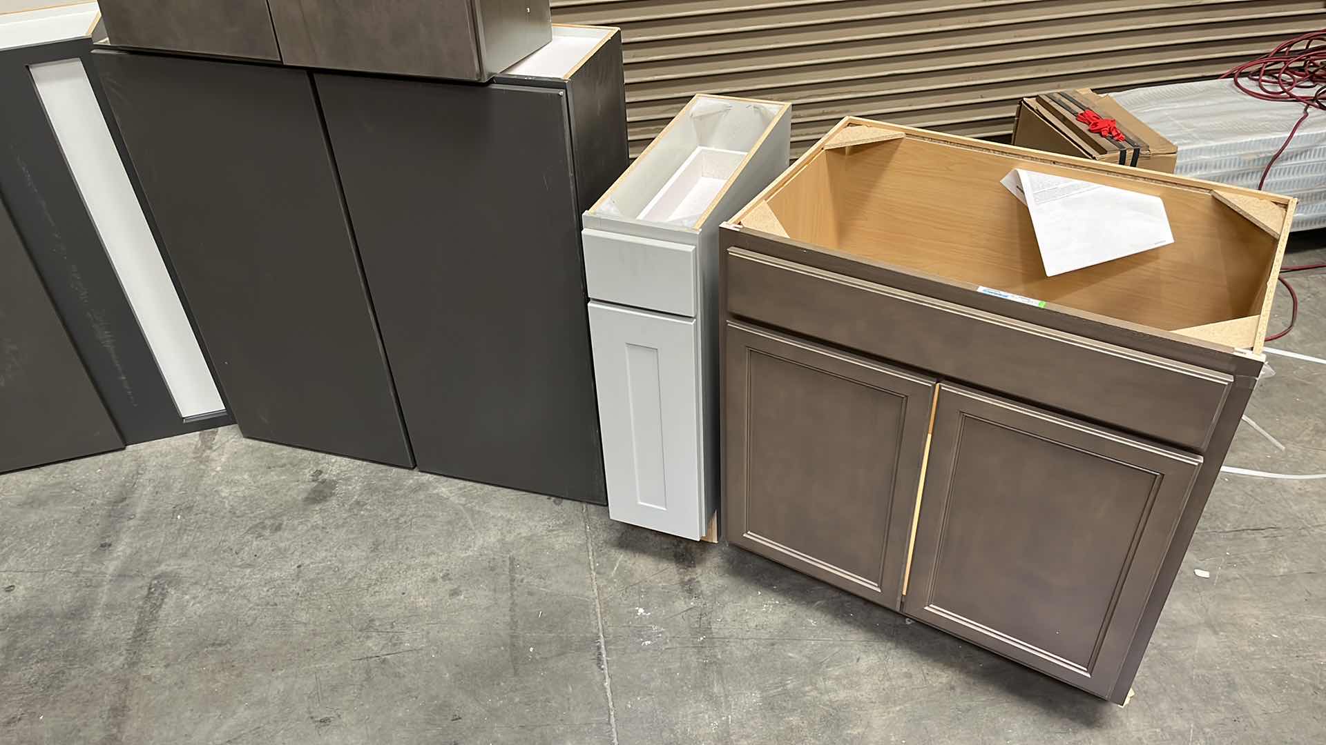 Photo 1 of CABINETS-VARIOUS STYLES, FINISHES, SIZES & PURPOSES (6) READ NOTES