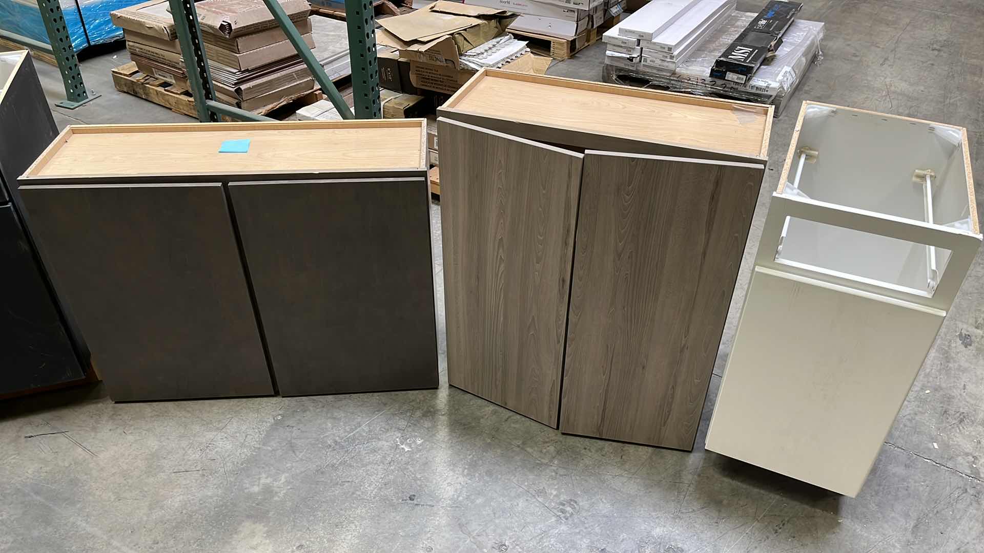 Photo 1 of CABINETS-VARIOUS STYLES, FINISHES, SIZES & PURPOSES (7) READ NOTES