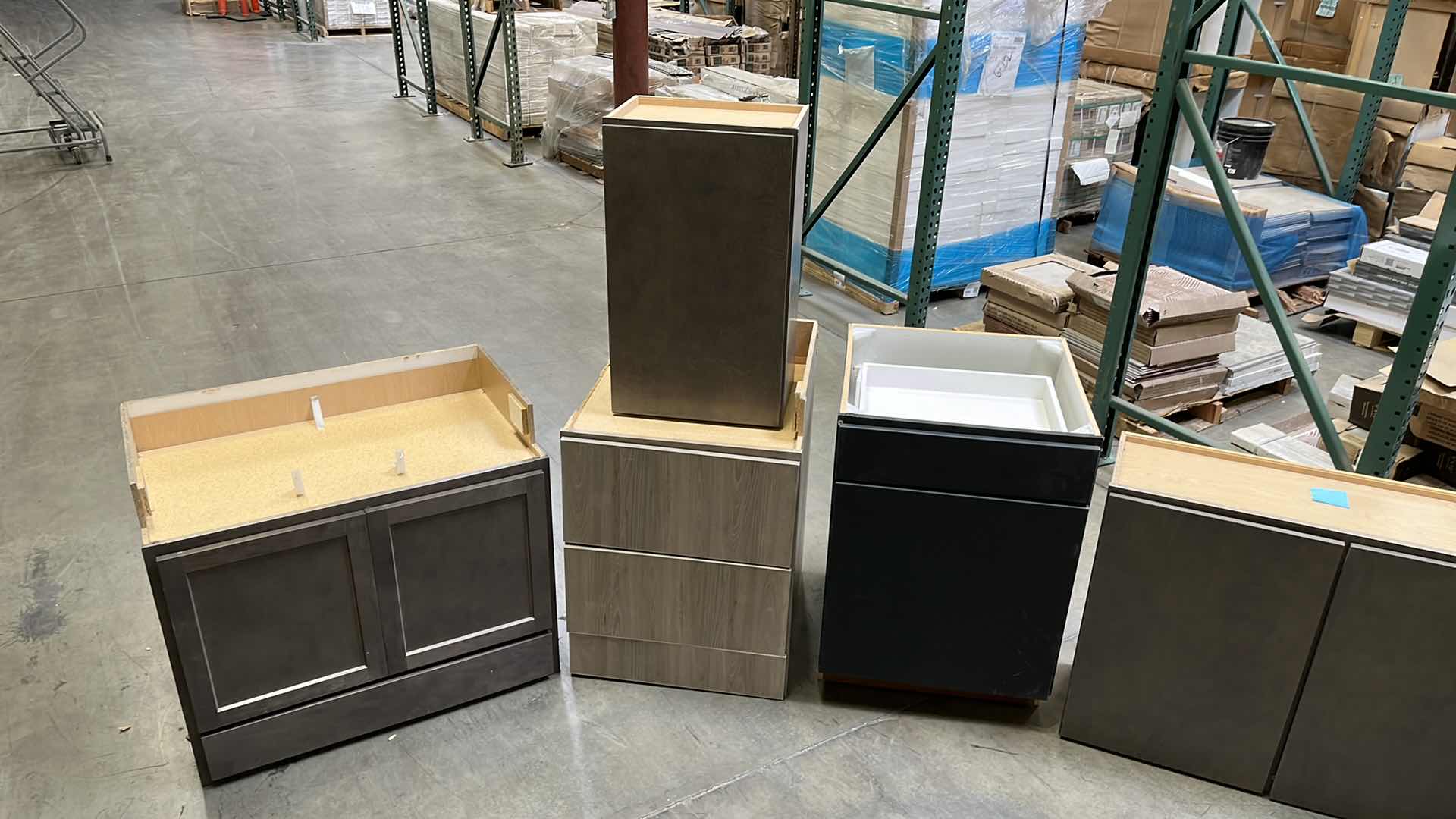 Photo 1 of CABINETS-VARIOUS STYLES, FINISHES, SIZES & PURPOSES (7) READ NOTES