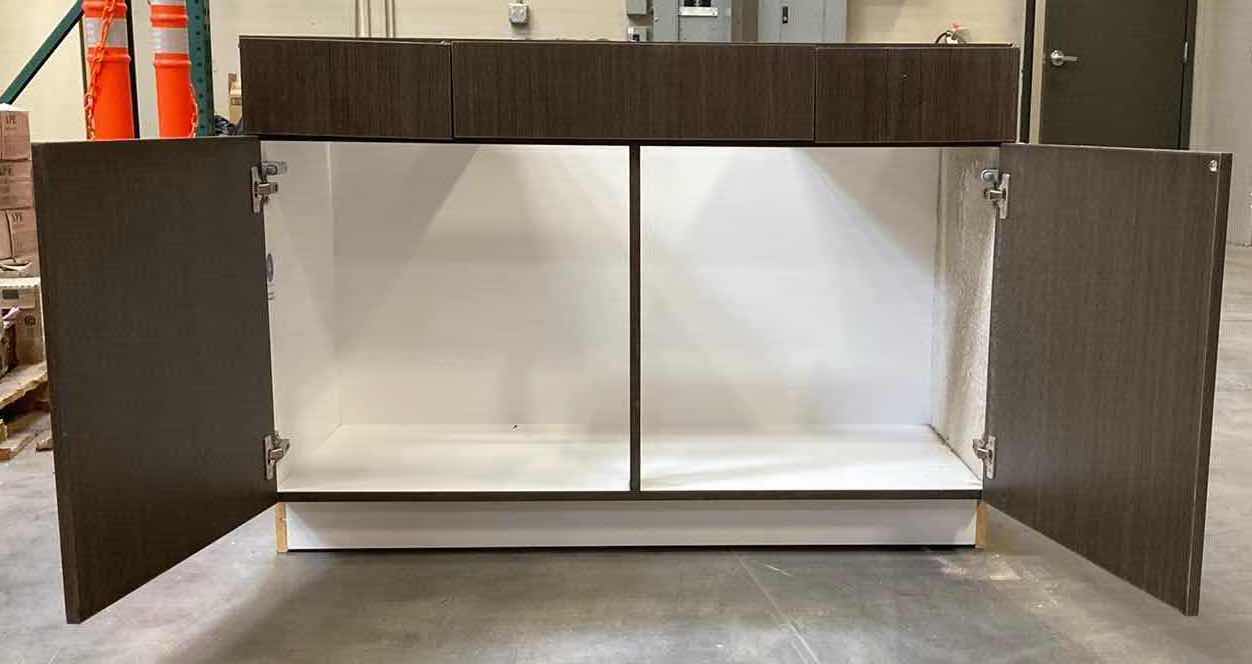 Photo 1 of LEEDO MIDNIGHT 2 DOOR 2 DRAWER COMBO VANITY SINK BASE CABINET 45” X 22” H32”