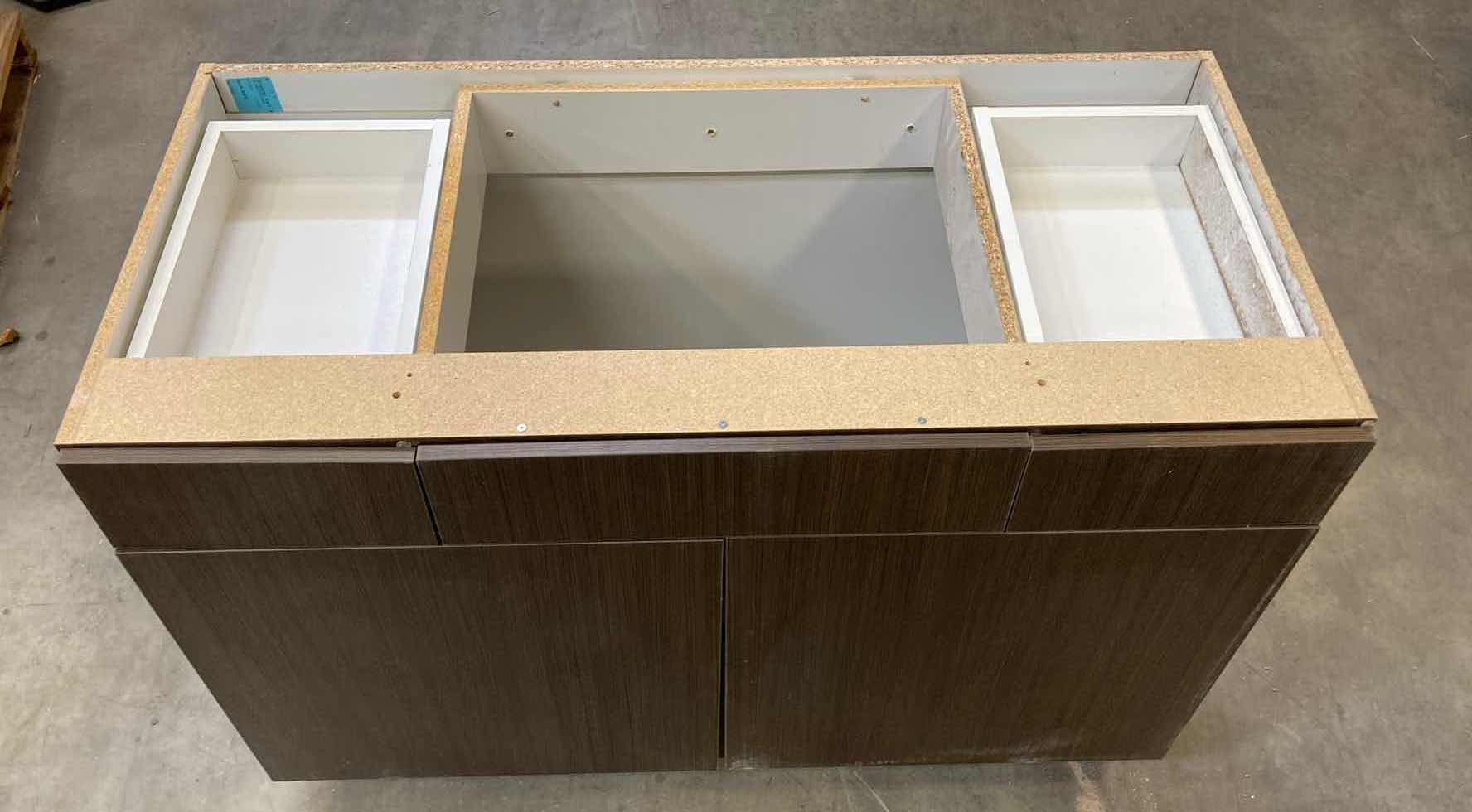 Photo 1 of LEEDO MIDNIGHT 2 DOOR 2 DRAWER COMBO VANITY SINK BASE CABINET 45” X 22” H32”