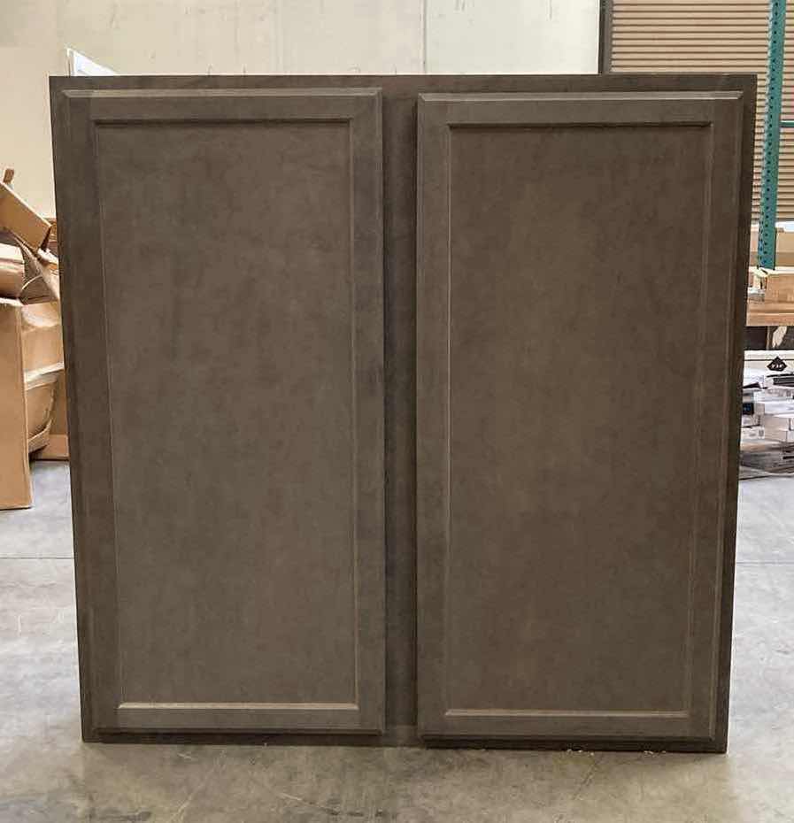 Photo 1 of LEEDO FILMORE ASH 2 DOOR 3 SHELF WALL CABINET 42” X 12” H42”