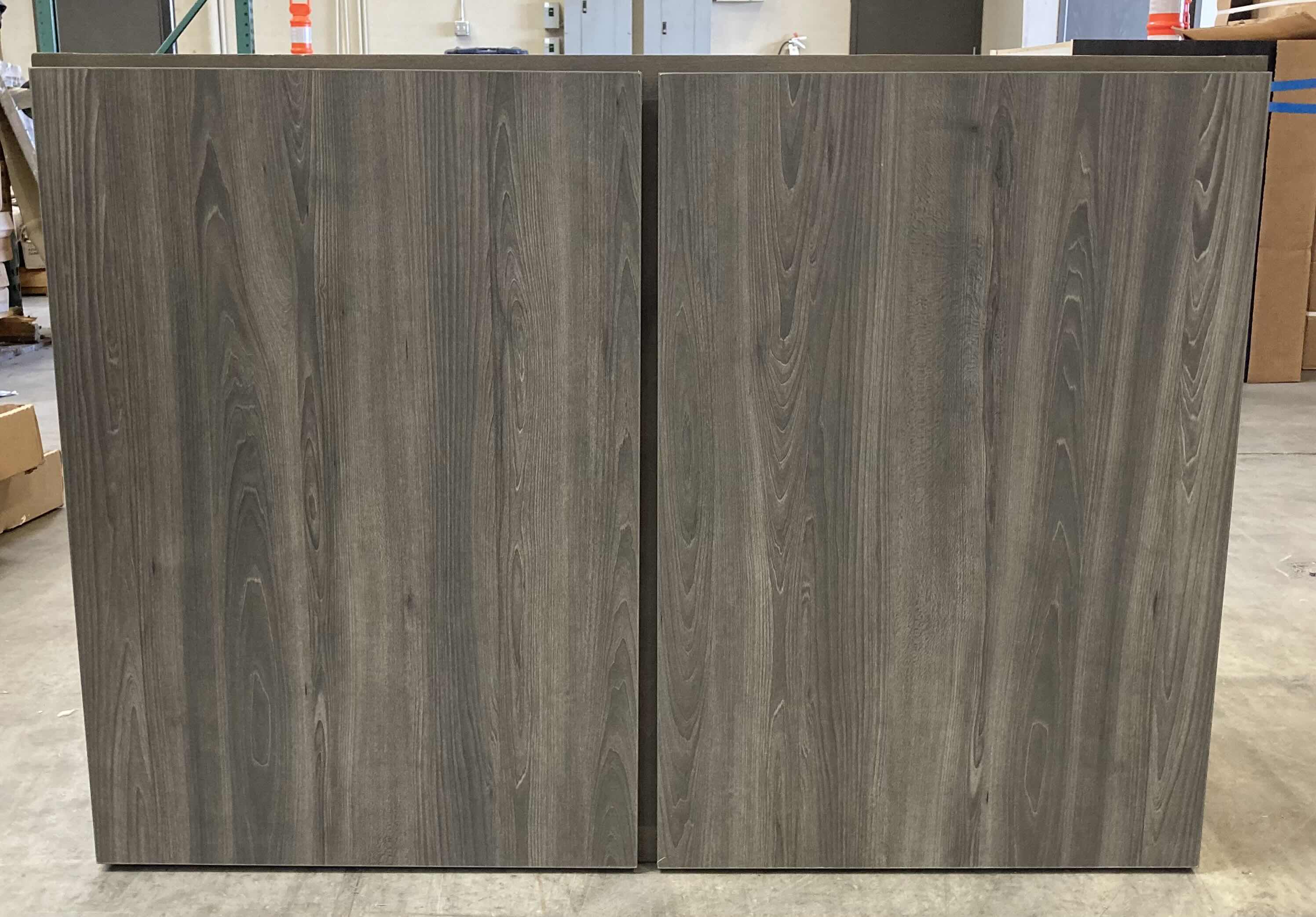 Photo 1 of LEEDO LONDON OBSIDIAN ASH 2 DOOR 2 SHELF WALL CABINET 42” X 12” H30”