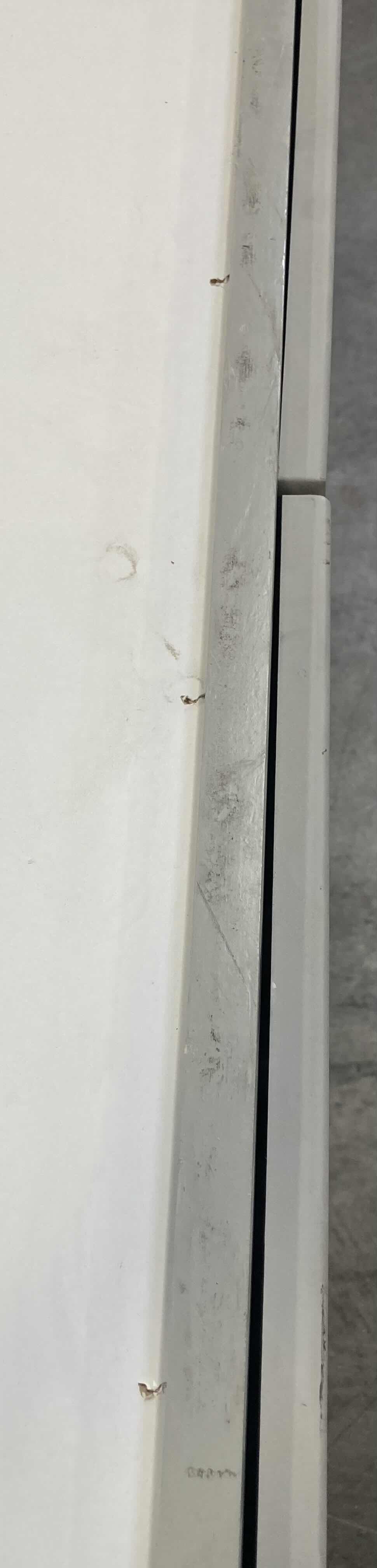 Photo 1 of LEEDO SAVOY WHITE PEBBLE FINISH 2 DOOR 2 SHELF WALL CABINET 33” X 12” H36”