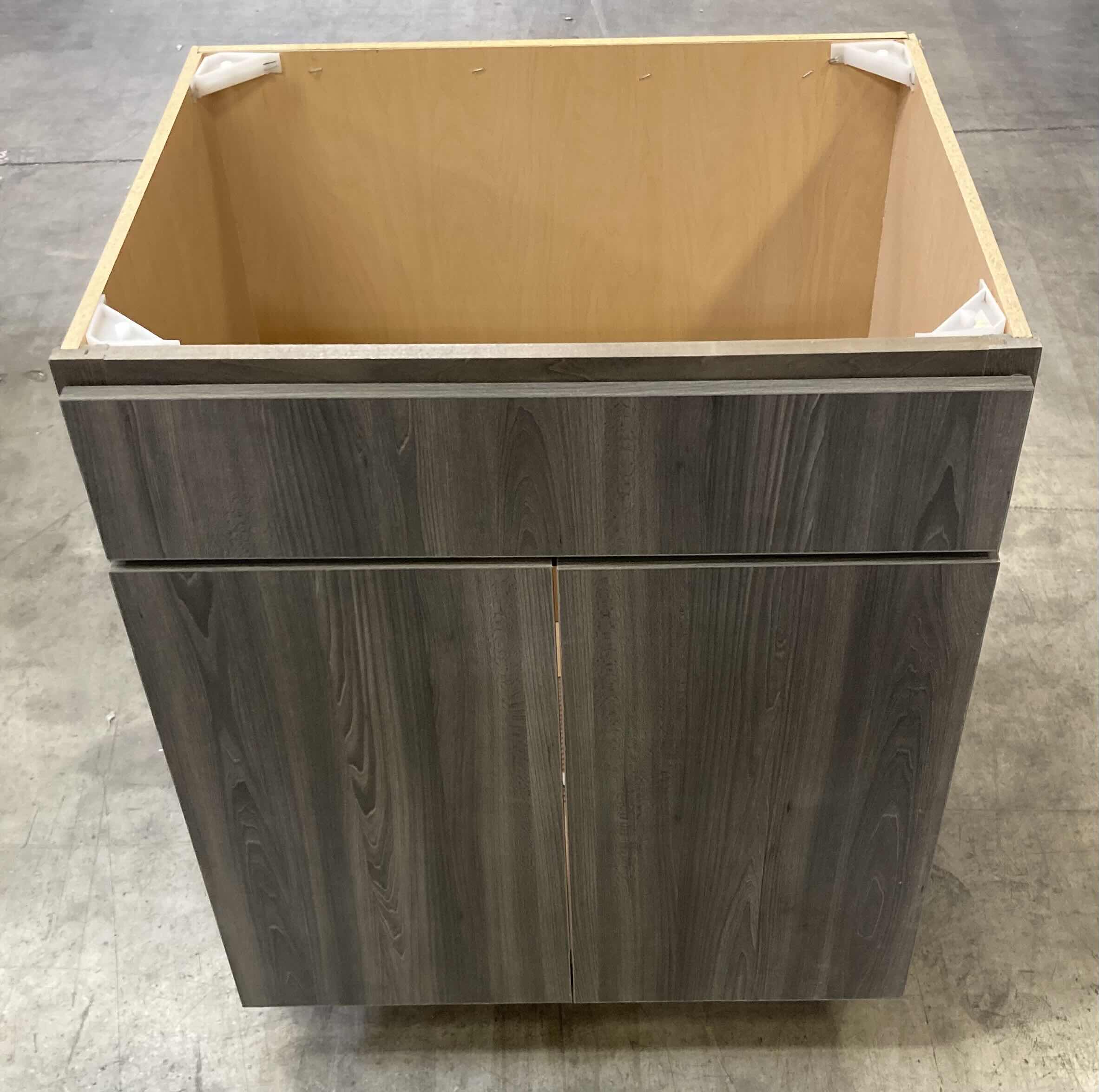 Photo 1 of LEEDO LONDON OBSIDIAN ASH 2 DOOR SINK BASE 27” X 21” H34.5