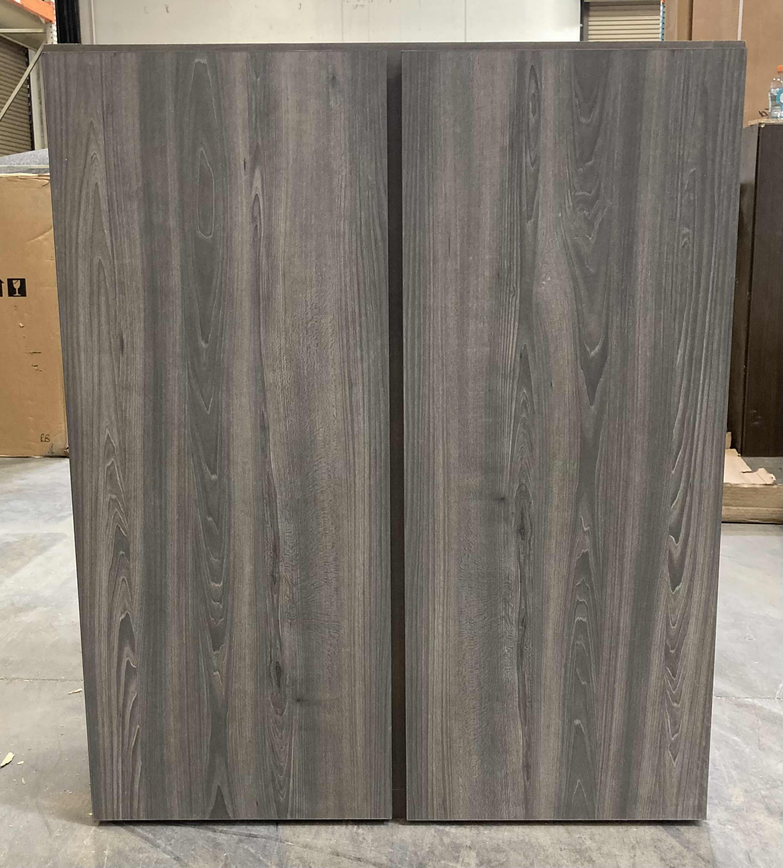 Photo 1 of LEEDO LONDON OBSIDIAN ASH 2 DOOR 2 SHELF WALL CABINET 30” X 12” H36”