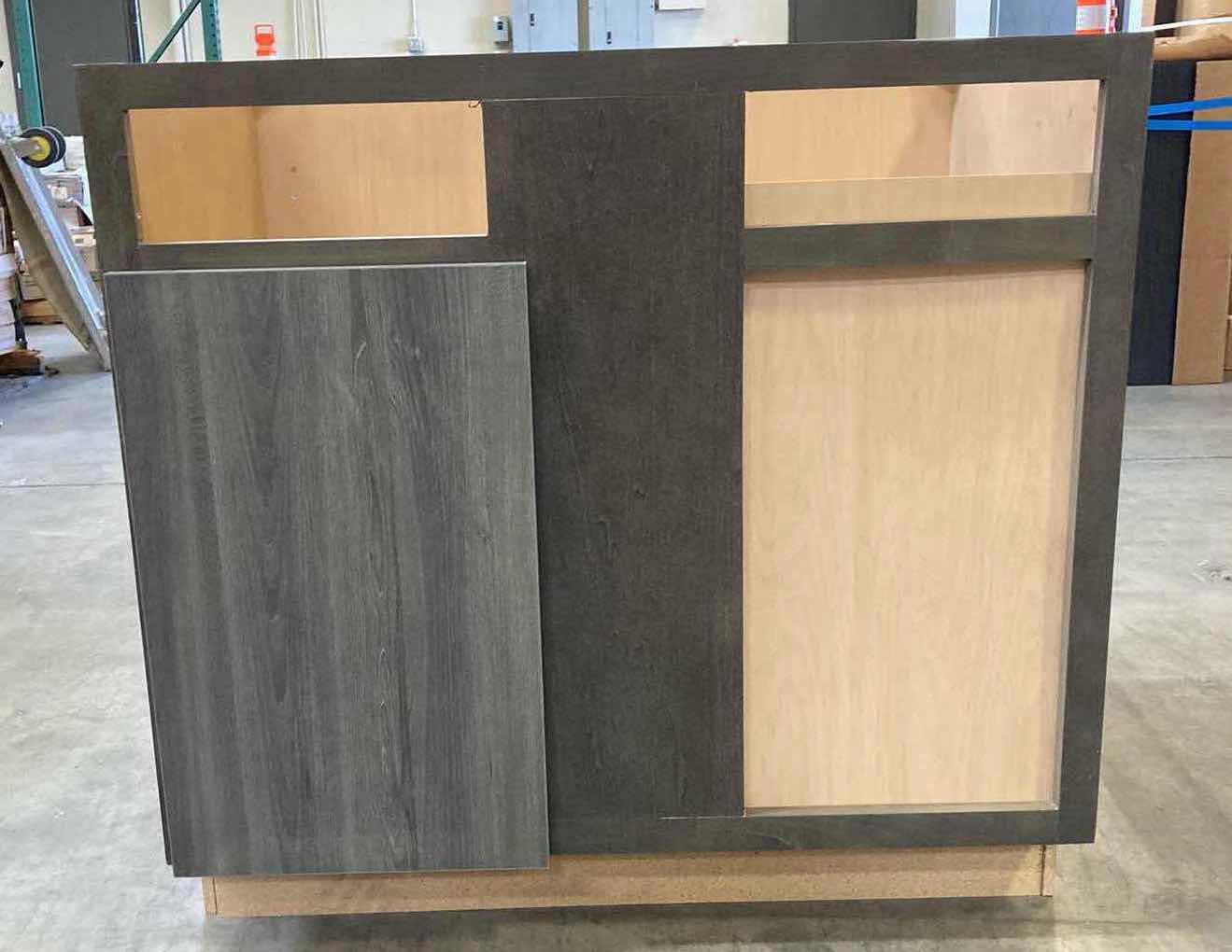 Photo 1 of LEEDO LONDON OBSIDIAN ASH 1 DOOR BASE CABINET 36” X 24” H34.5”