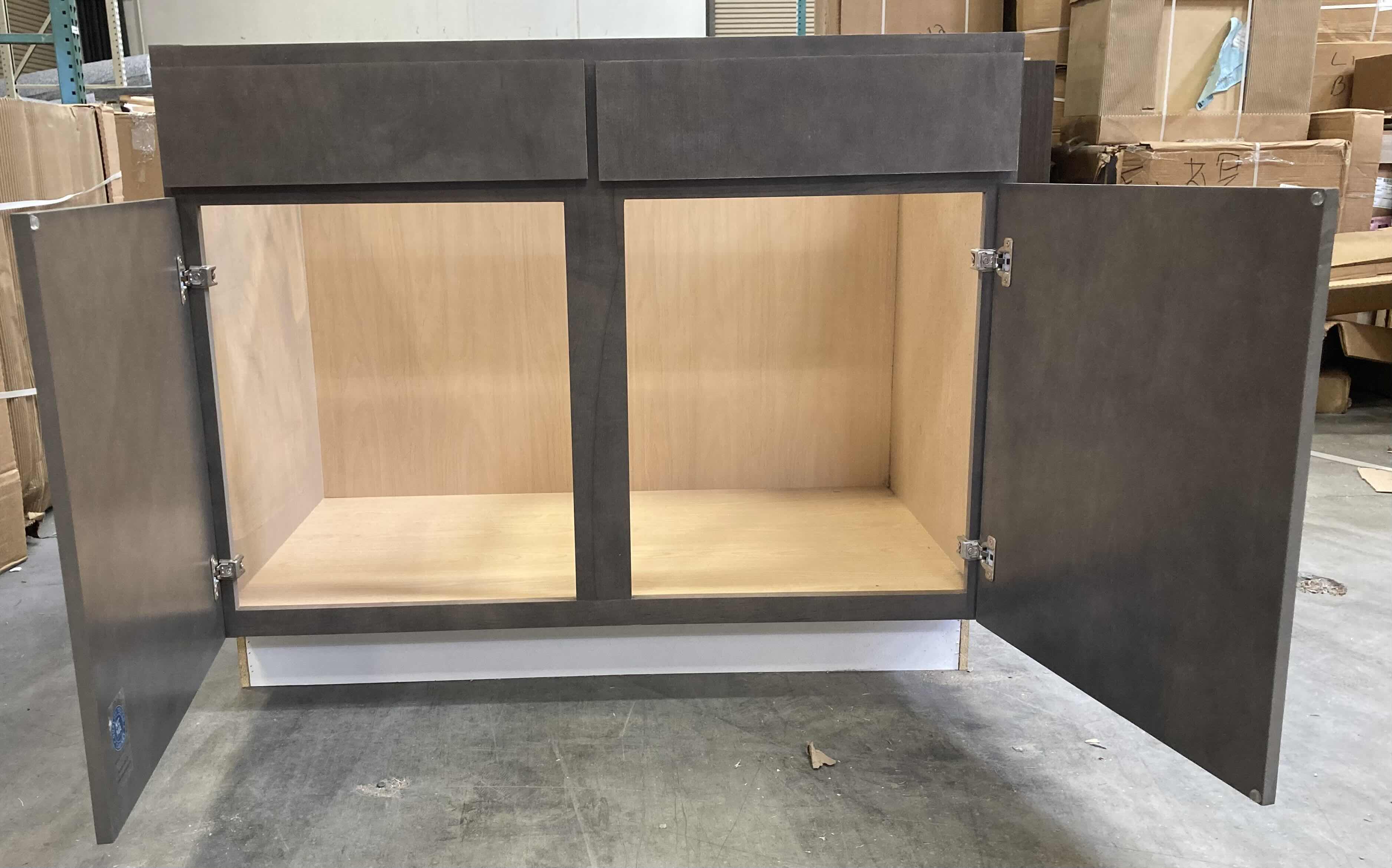 Photo 1 of LEEDO PLANO ASH 2 DOOR SINK BASE CABINET 42” X 24” H34.5”