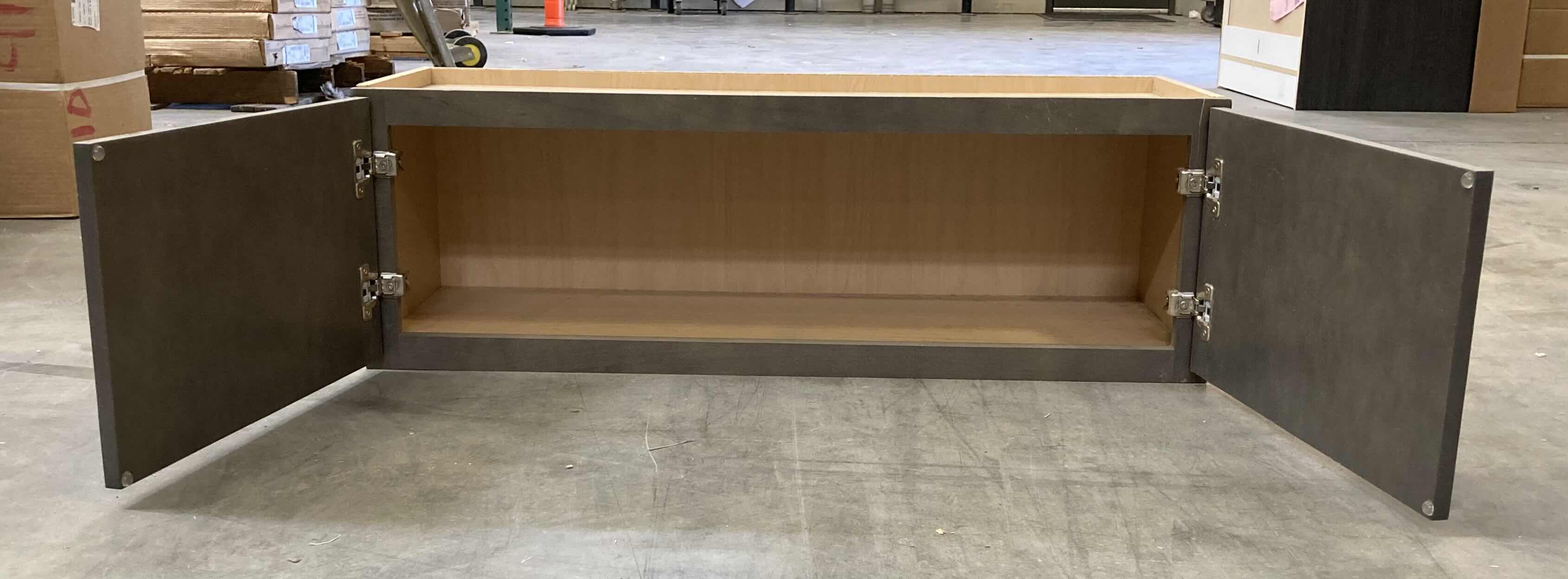 Photo 2 of LEEDO PLANO ASH 2 DOOR WALL CABINET 30” X 12” H12”