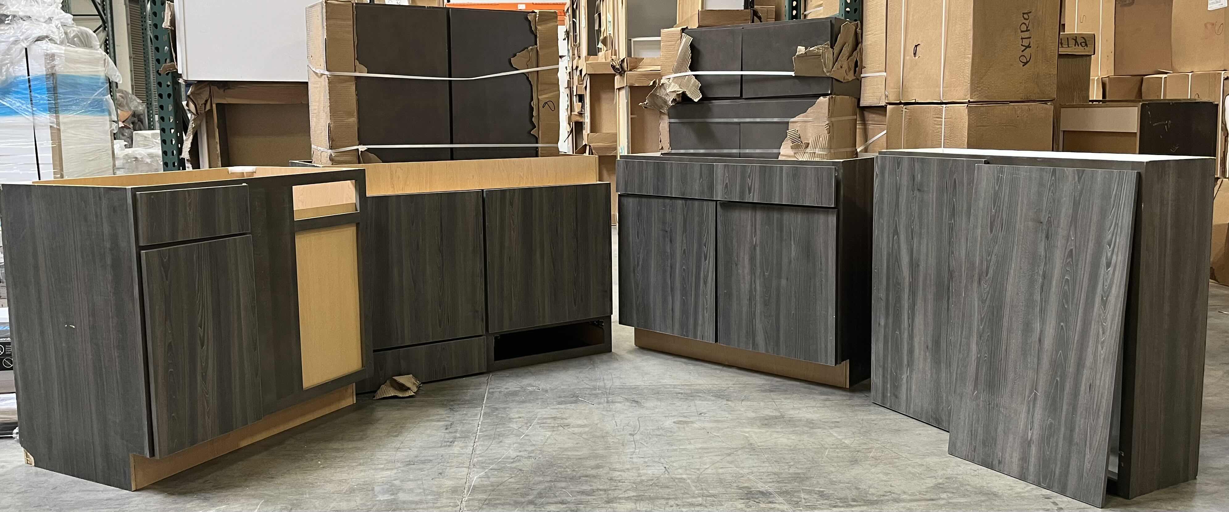 Photo 1 of CABINETS-VARIOUS STYLES, FINISHES, SIZES & PURPOSES (7) READ NOTES