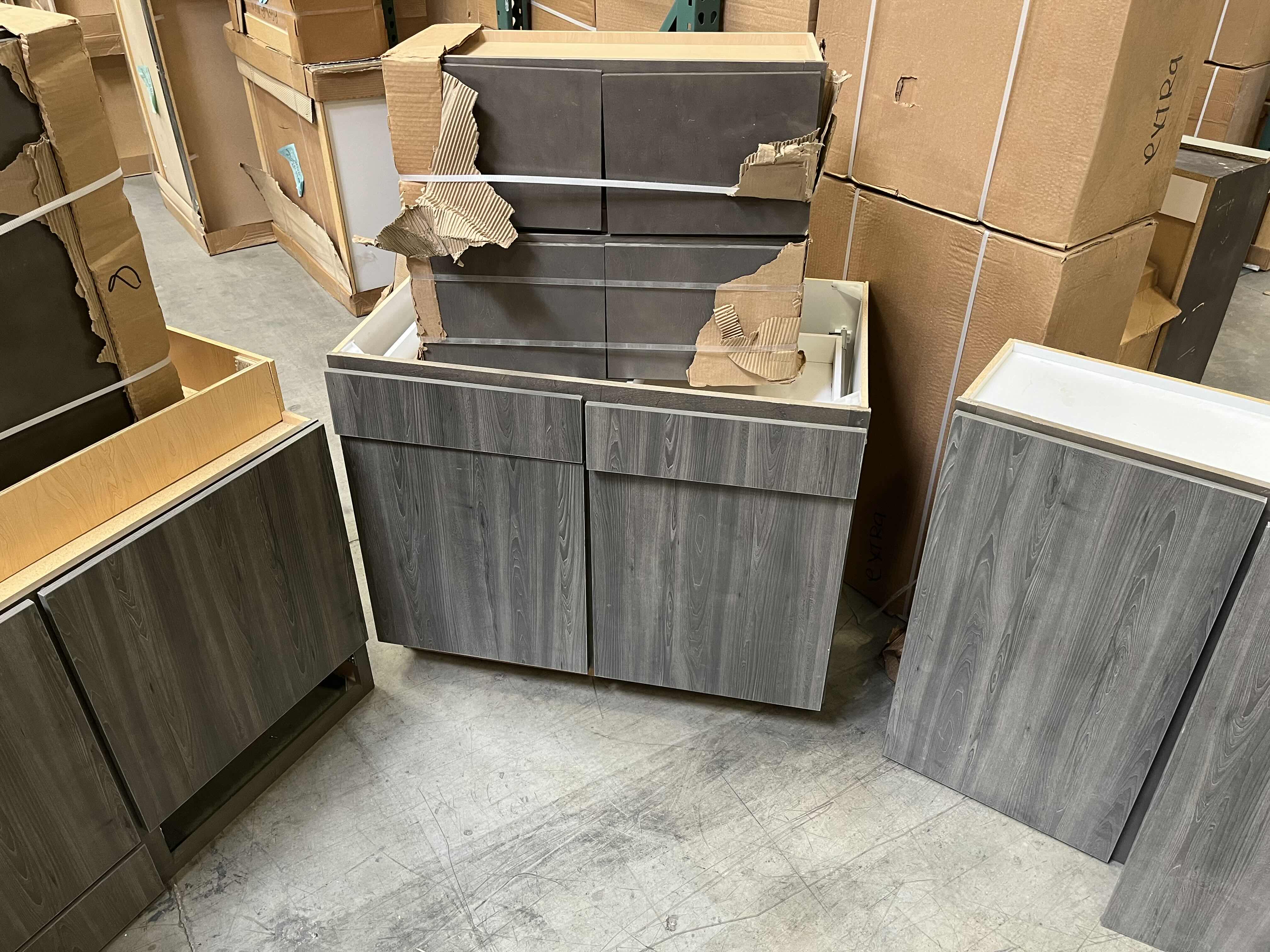 Photo 1 of CABINETS-VARIOUS STYLES, FINISHES, SIZES & PURPOSES (7) READ NOTES