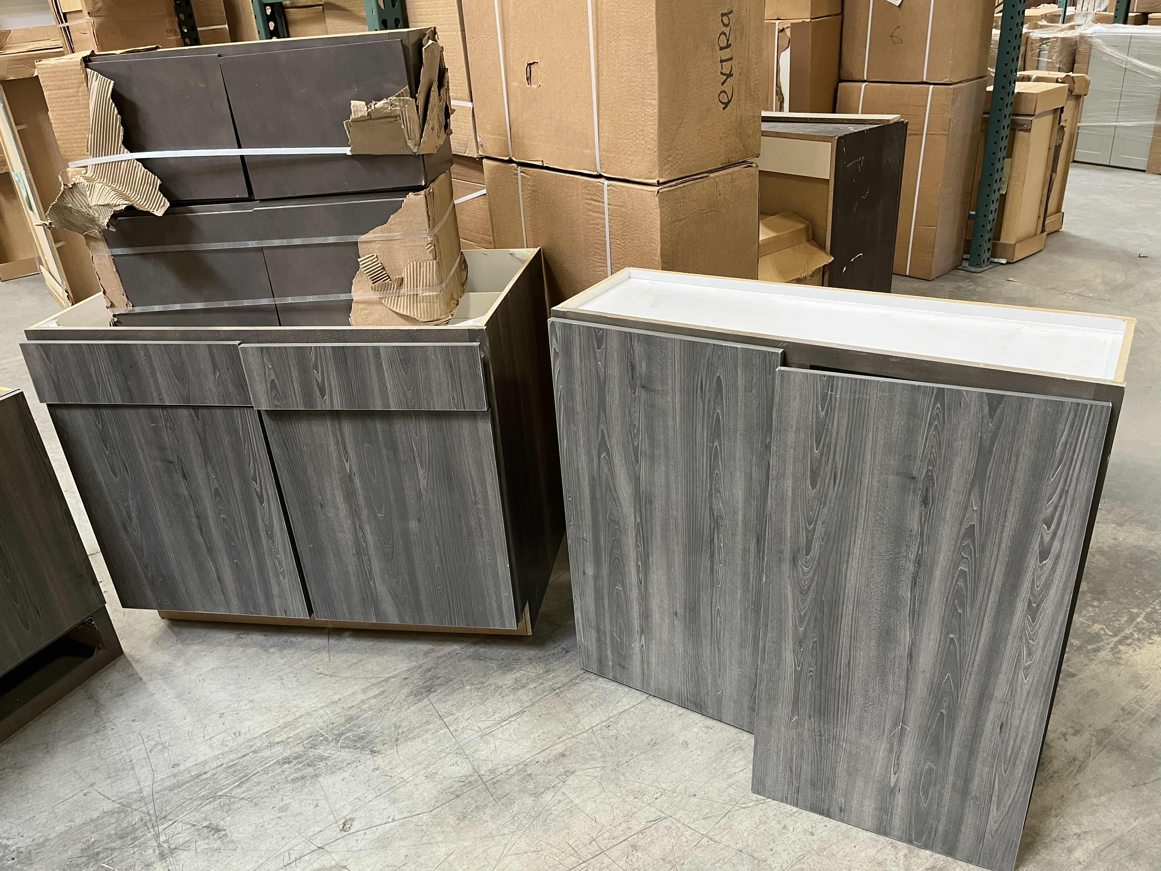 Photo 1 of CABINETS-VARIOUS STYLES, FINISHES, SIZES & PURPOSES (7) READ NOTES