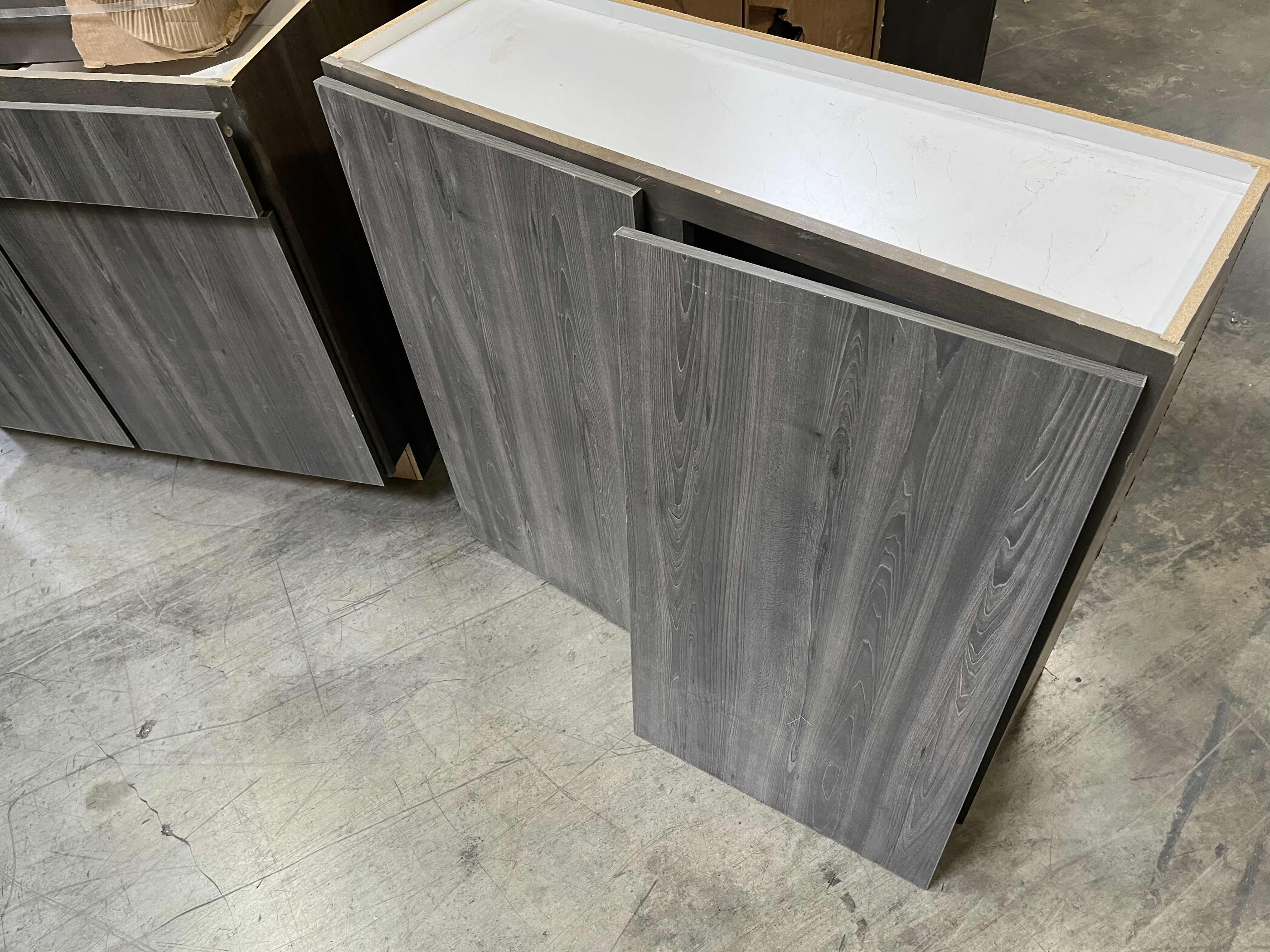 Photo 1 of CABINETS-VARIOUS STYLES, FINISHES, SIZES & PURPOSES (7) READ NOTES