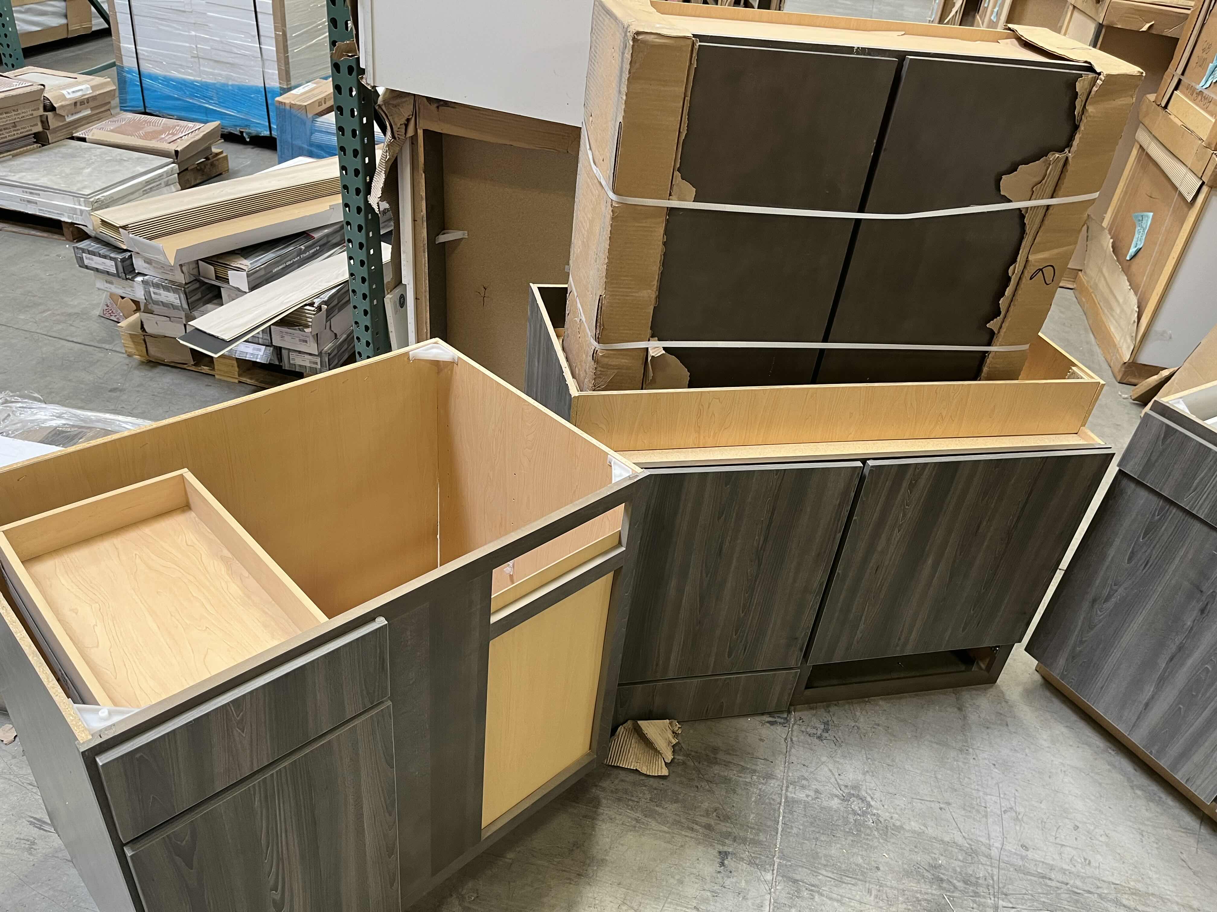 Photo 1 of CABINETS-VARIOUS STYLES, FINISHES, SIZES & PURPOSES (7) READ NOTES