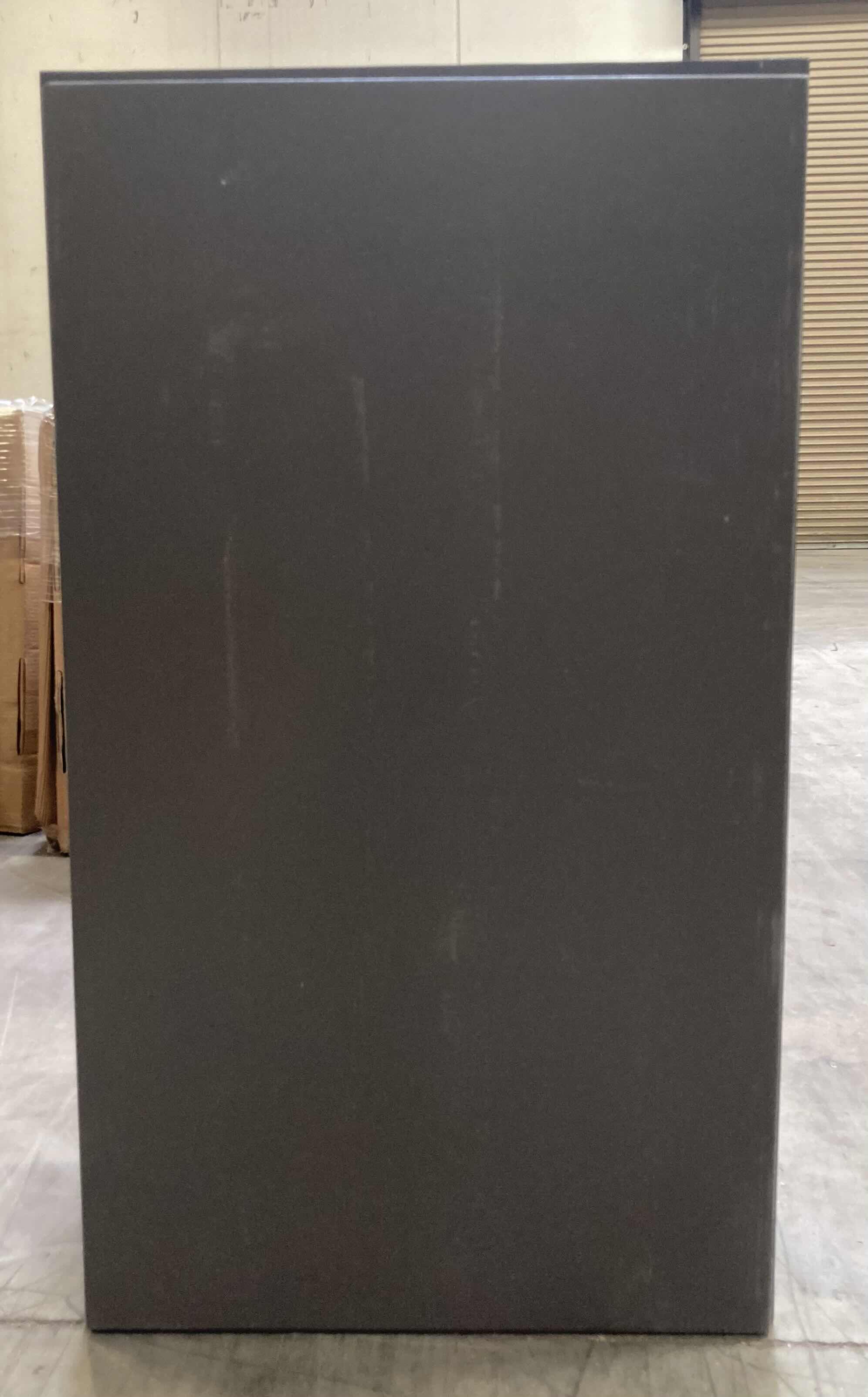 View 1 of LEEDO MIDWAY WHITE GRAPHITE 1 DOOR 3 SHELF WALL CABINET 24” X 12” H42”