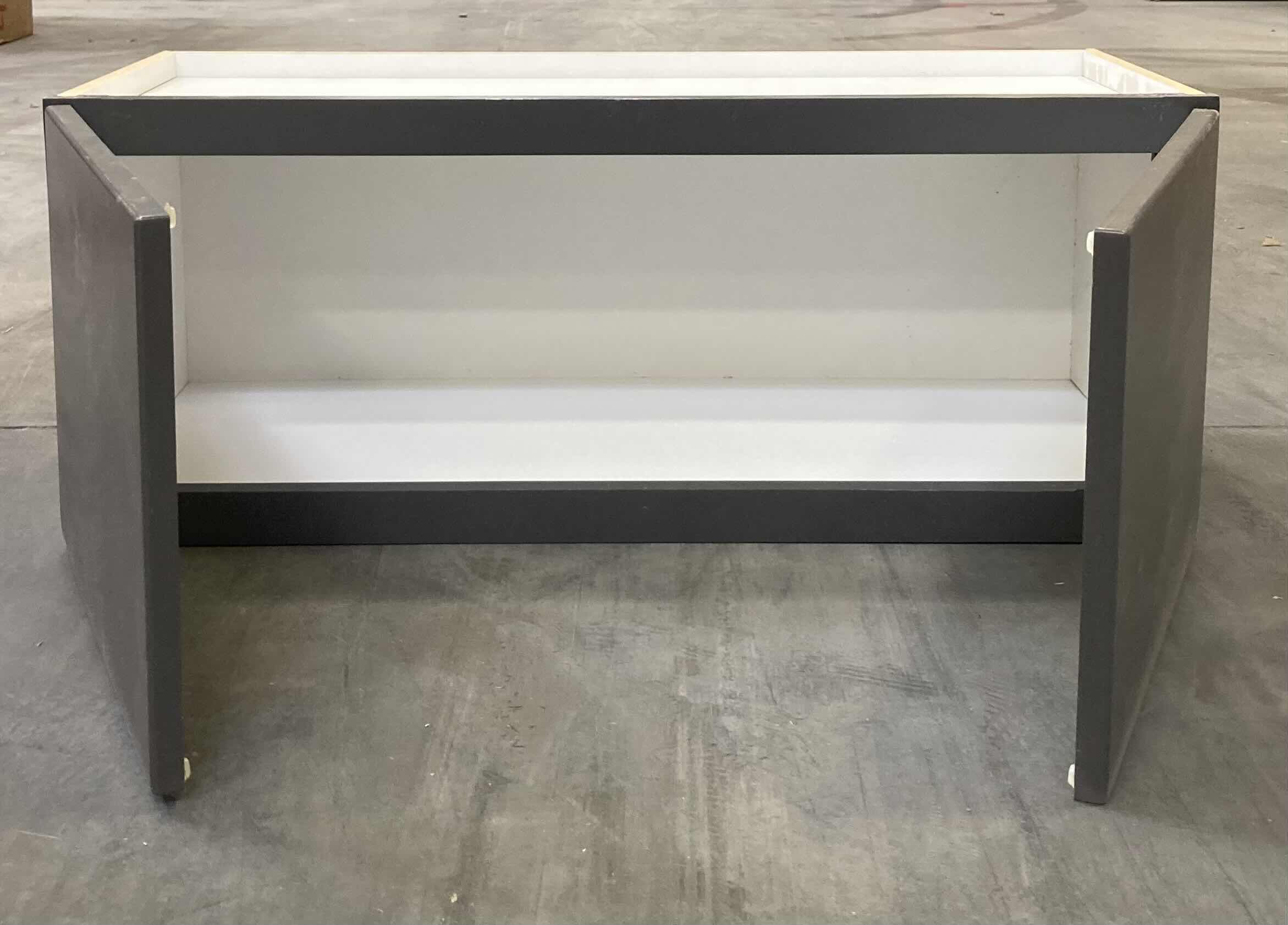 Photo 1 of LEEDO MIDWAY WHITE GRAPHITE 2 DOOR WALL CABINET 30” X 12” H12”