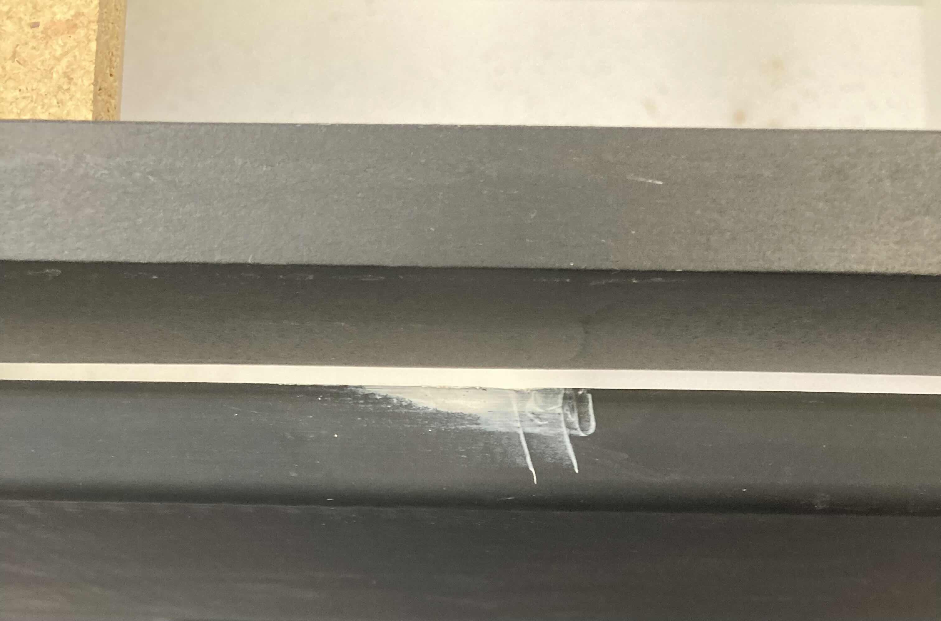 Photo 1 of LEEDO MIDWAY WHITE CHARCOAL 2 DOOR SINK BASE CABINET 36” X 24” H34.5”