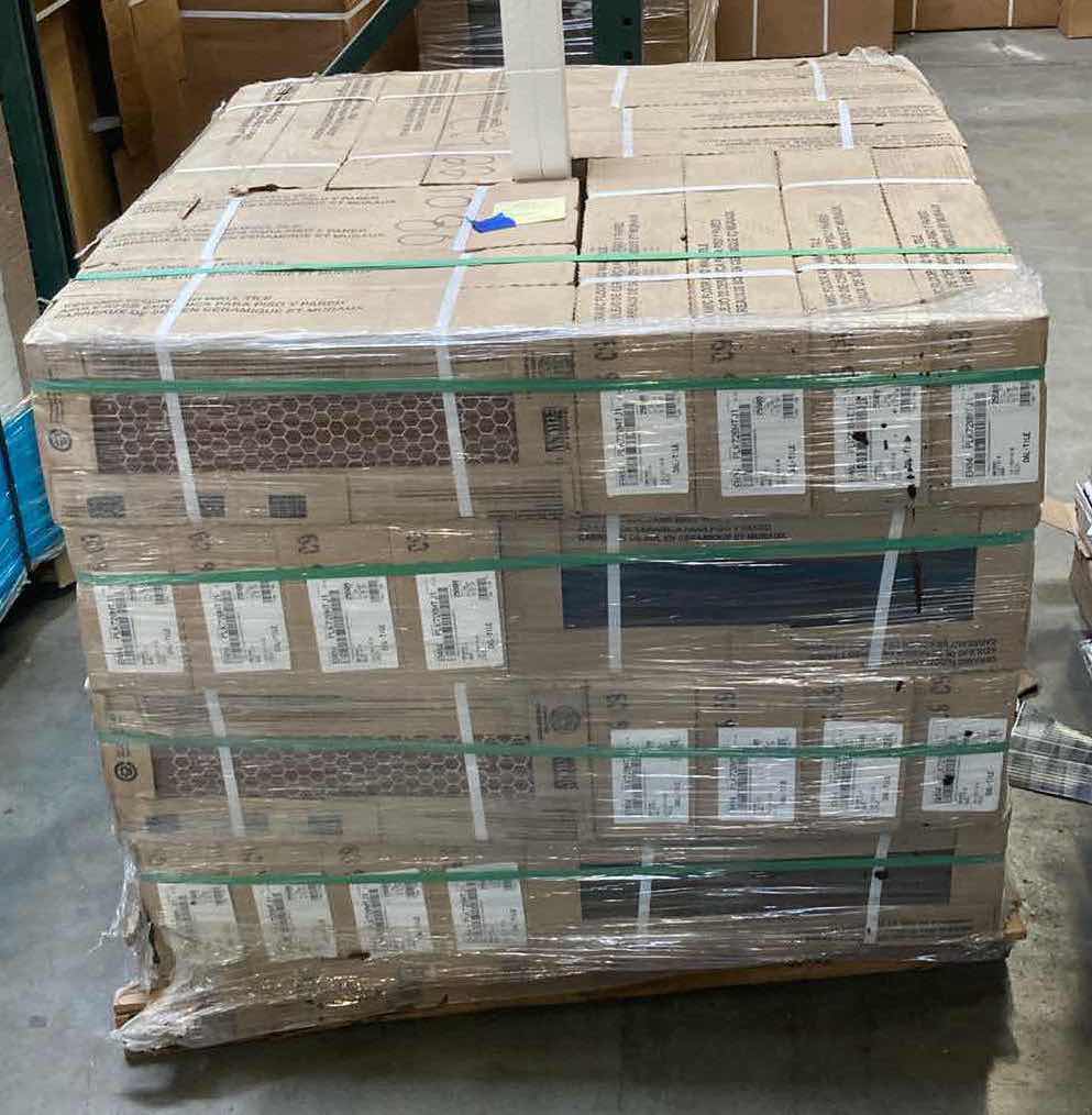 Photo 1 of DALTILE EMBLEM BROWN WOOD FINISH MATTE CERAMIC TILE 7” X 20” (11.59SQFT PER CASE/64CASES APPROX 741.76SQFT TOTAL) READ NOTES