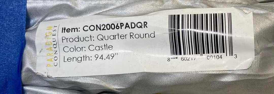 Photo 1 of PARADIGM CONQUEST CASTLE FINISH QUARTER ROUNDS 94.49” (19)