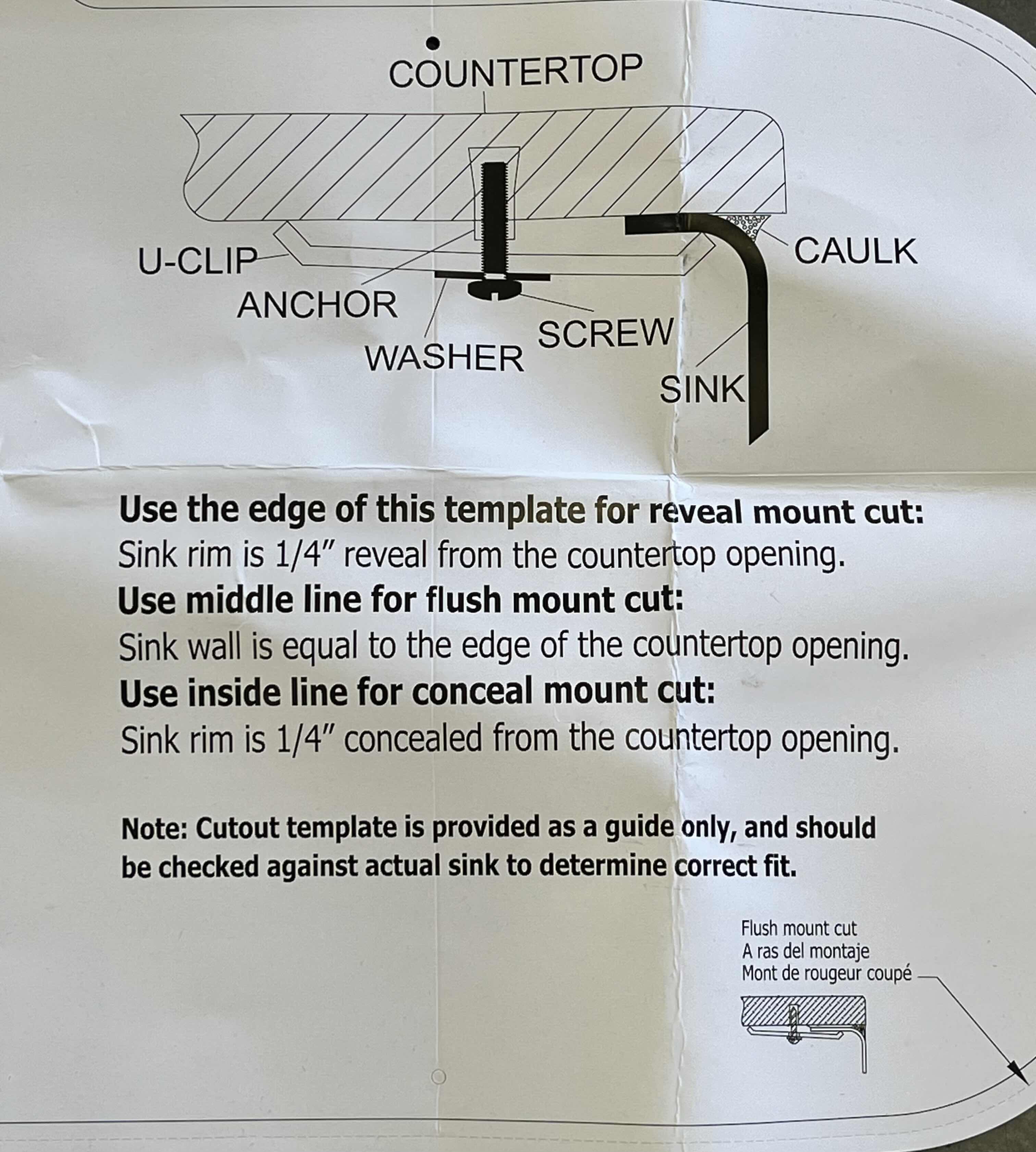 Photo 6 of MSI 32” STAINLESS STEEL SATIN FINISH UNDER-MOUNT 18G 60/40 DOUBLE BOWL KITCHEN SINK W 1 DRAIN COVER & MOUNTING HARDWARE MODEL SIN-18-DBLBWL-6040-3120S