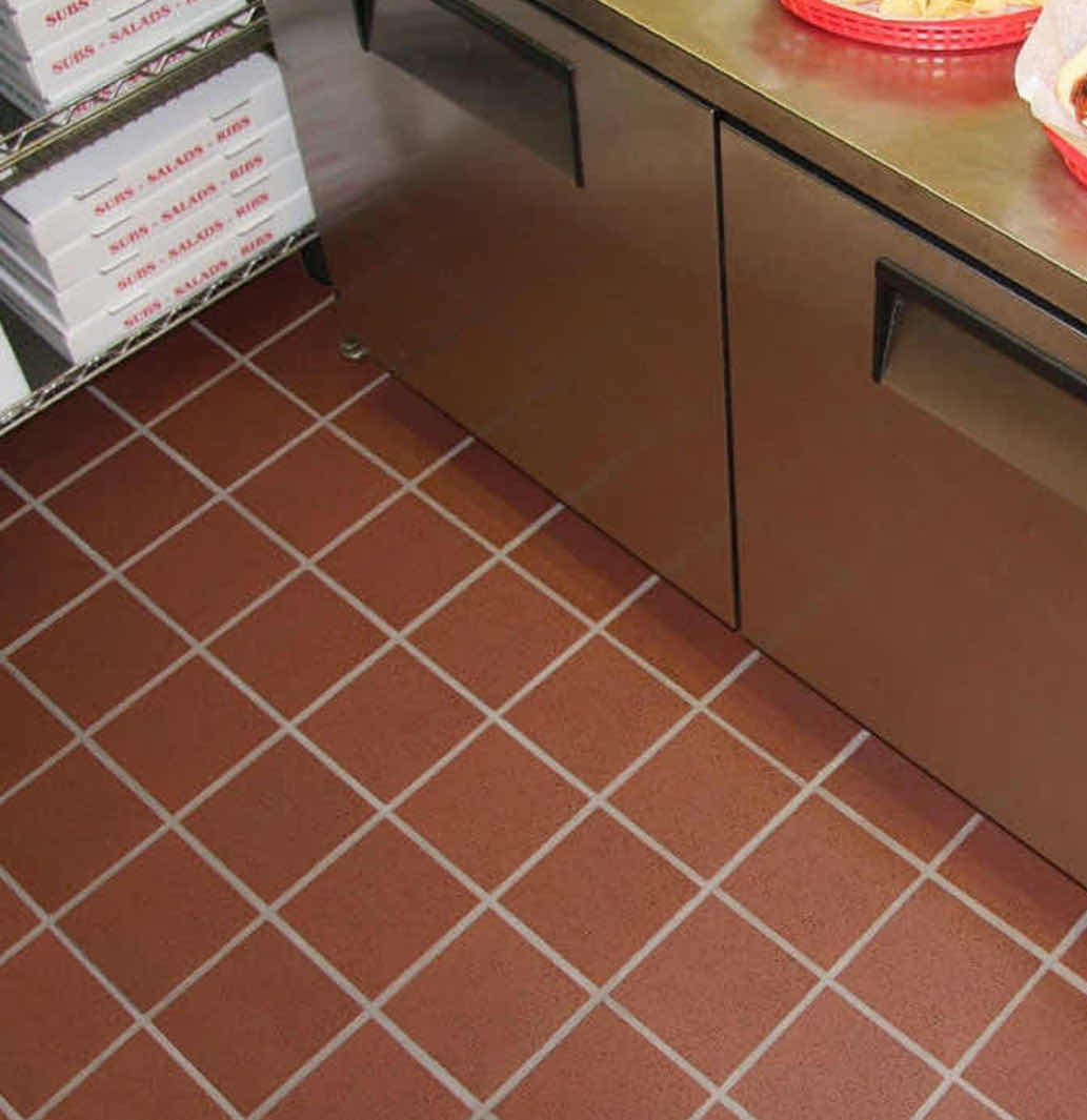 Photo 1 of DALTILE QUARRY TILE RED BLAZE FINISH CERAMIC MATTE TILE 6” X 6” (11SQFT PER CASE/18CASES APPROX 198SQFT TOTAL) READ NOTES