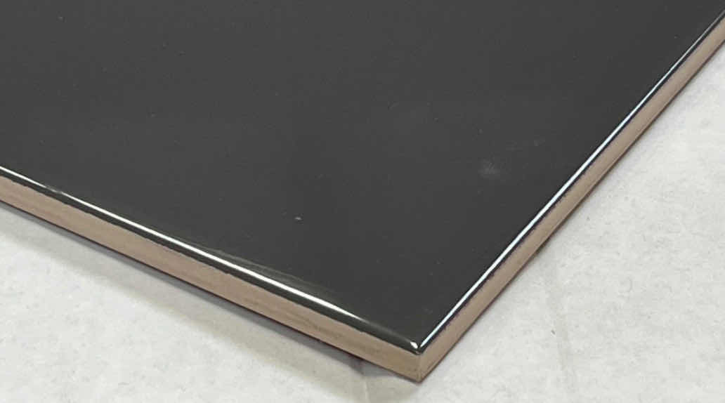 Photo 1 of MOSA DARK ANTHRACITE FINISH GLOSS WALL TILE 6” X 12” (10.226SQFT PER CASE/42CASES APPROX 429.492SQFT TOTAL) READ NOTES
